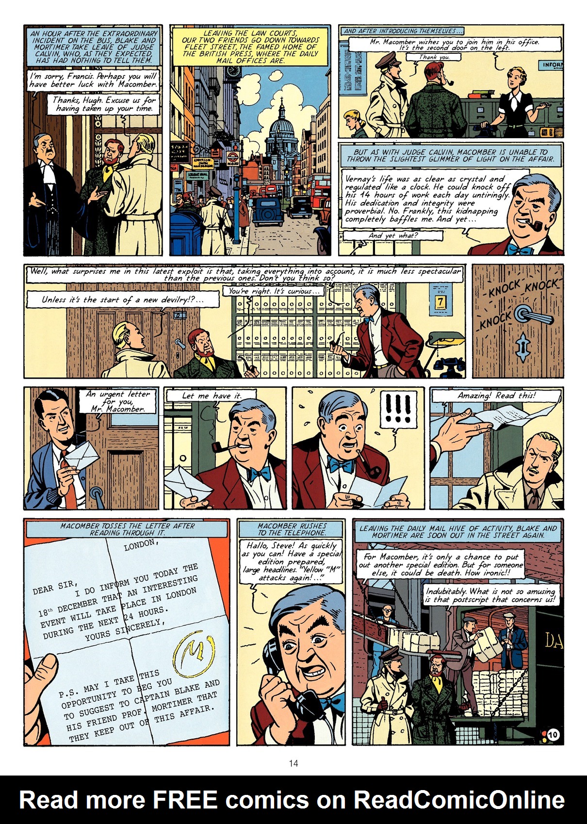 Read online Blake & Mortimer comic -  Issue #1 - 16