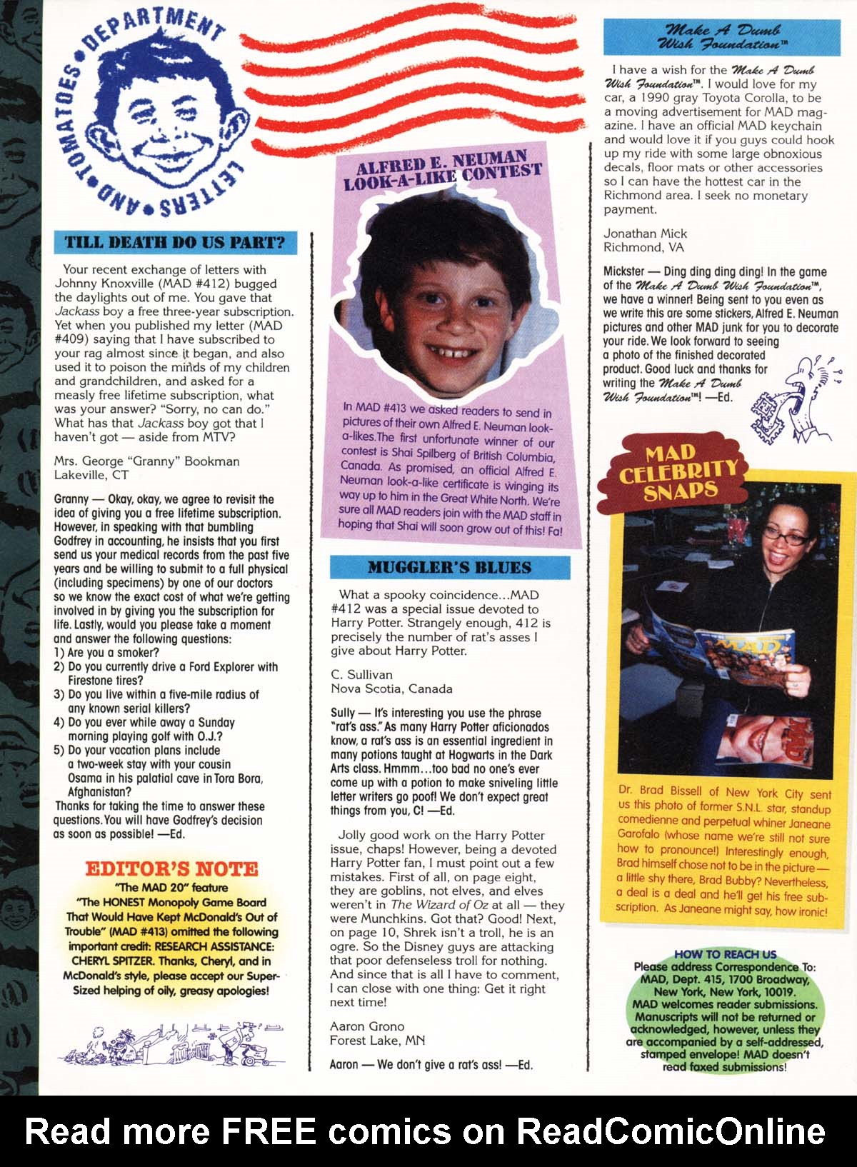 Read online MAD comic -  Issue #415 - 3