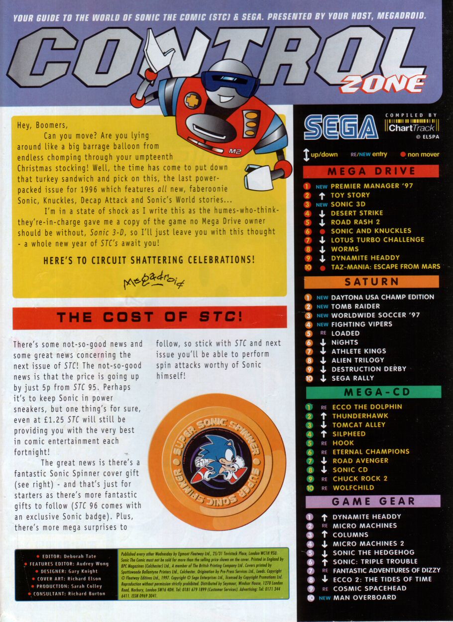 Read online Sonic the Comic comic -  Issue #94 - 2