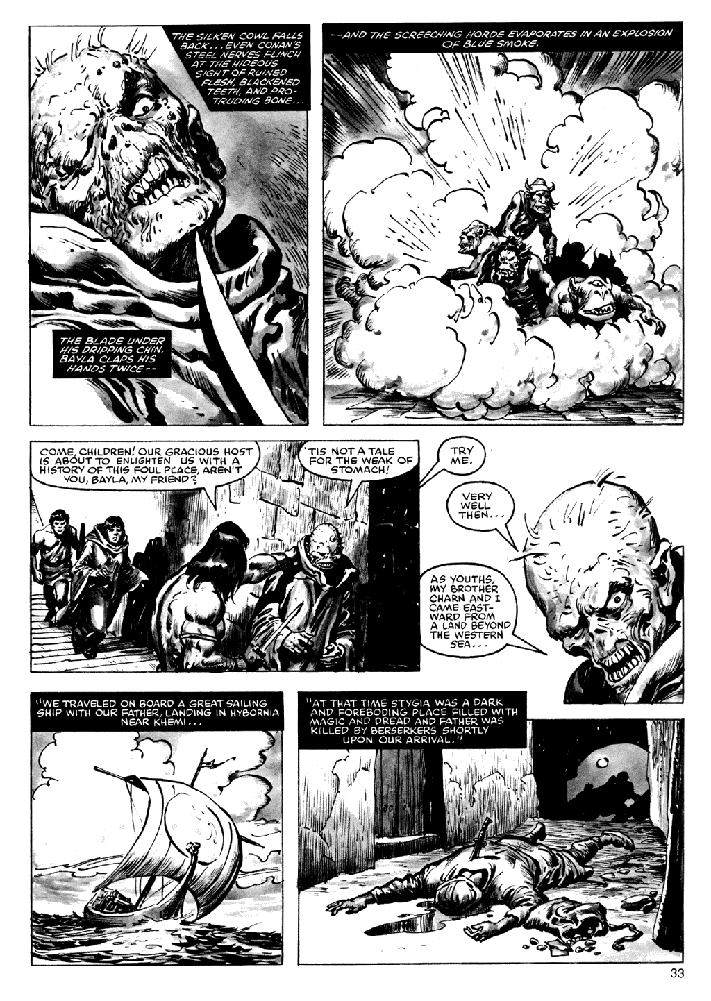 Read online The Savage Sword Of Conan comic -  Issue #72 - 33