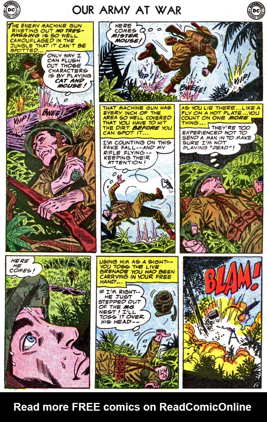 Read online Our Army at War (1952) comic -  Issue #37 - 6