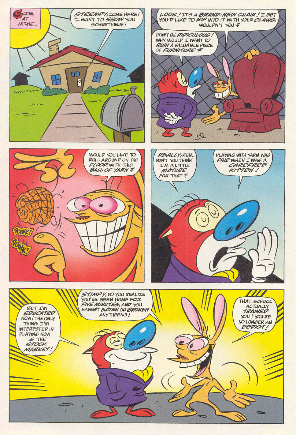 Read online The Ren & Stimpy Show comic -  Issue #25 - 7