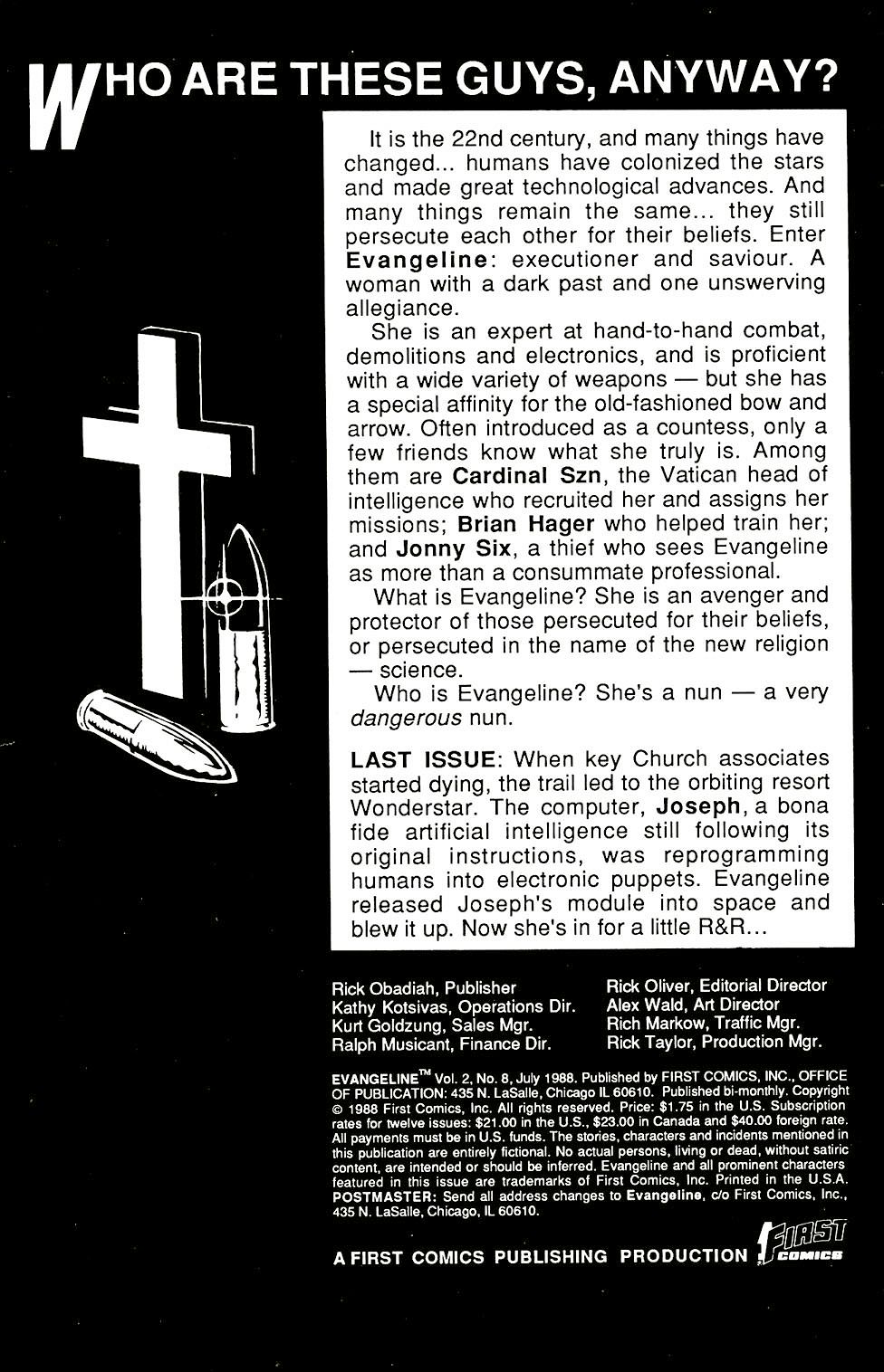 Read online Evangeline comic -  Issue #8 - 2