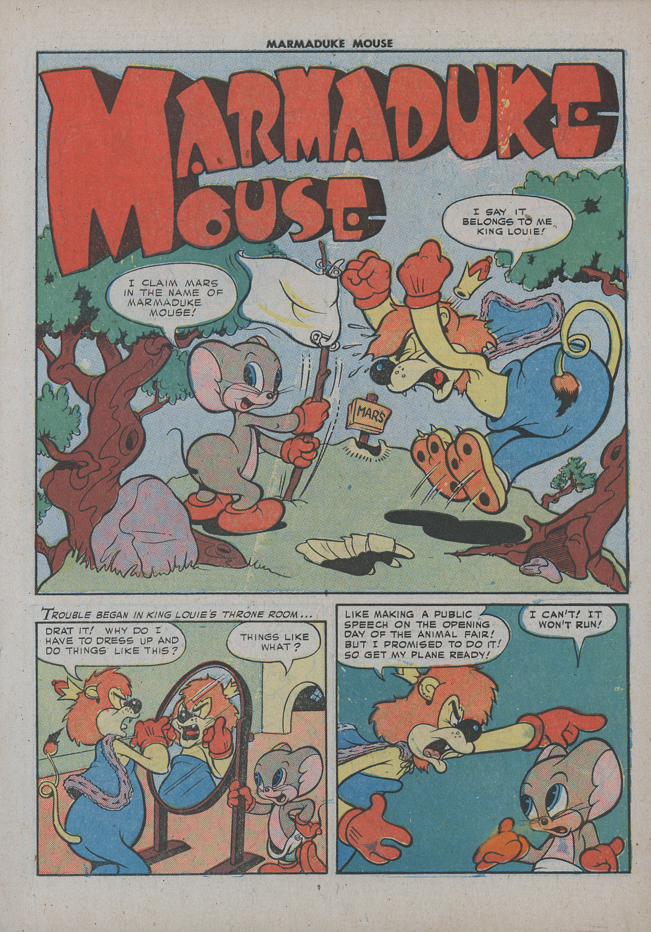 Read online Marmaduke Mouse comic -  Issue #28 - 4