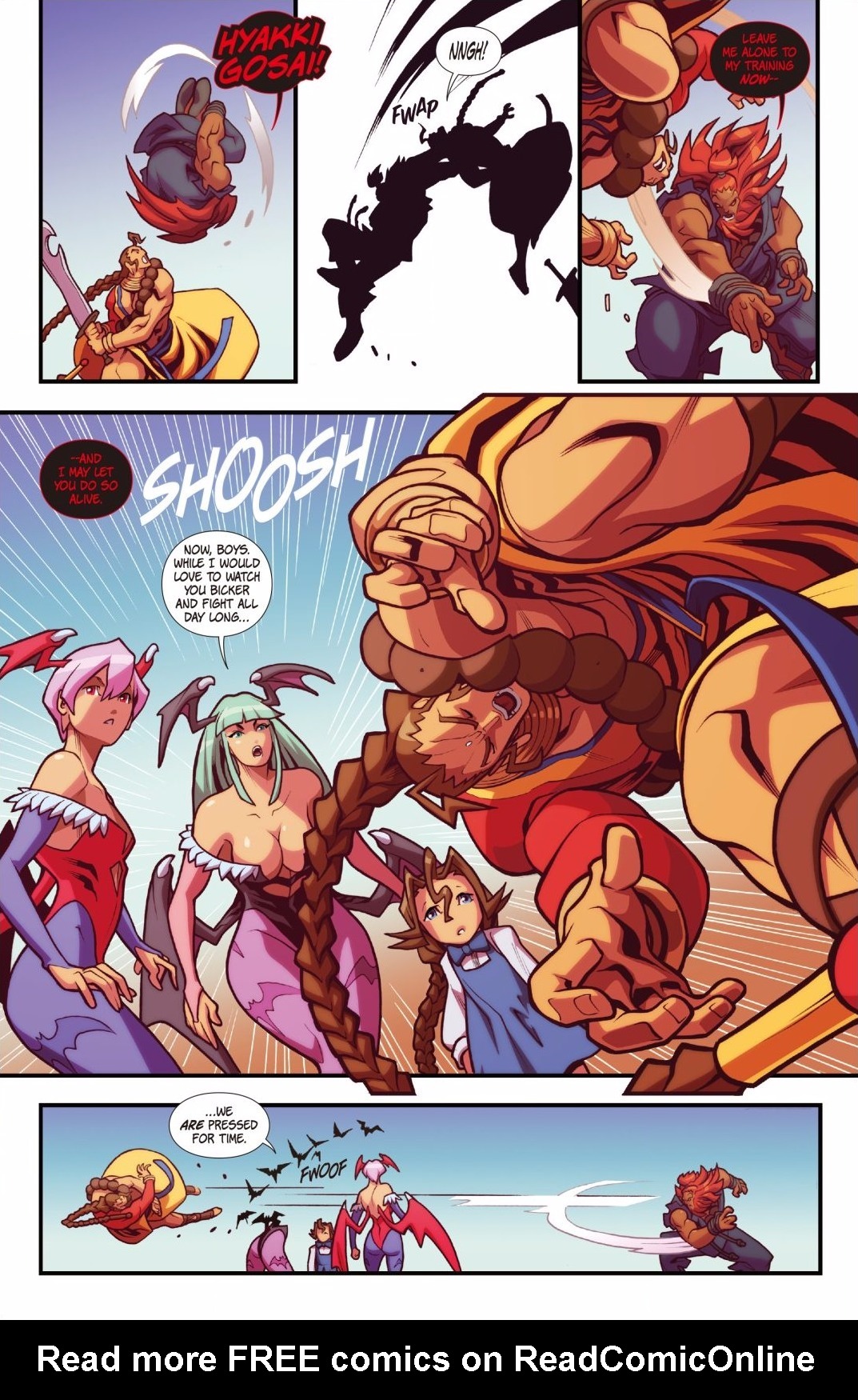 Read online Street Fighter VS Darkstalkers comic -  Issue #5 - 16