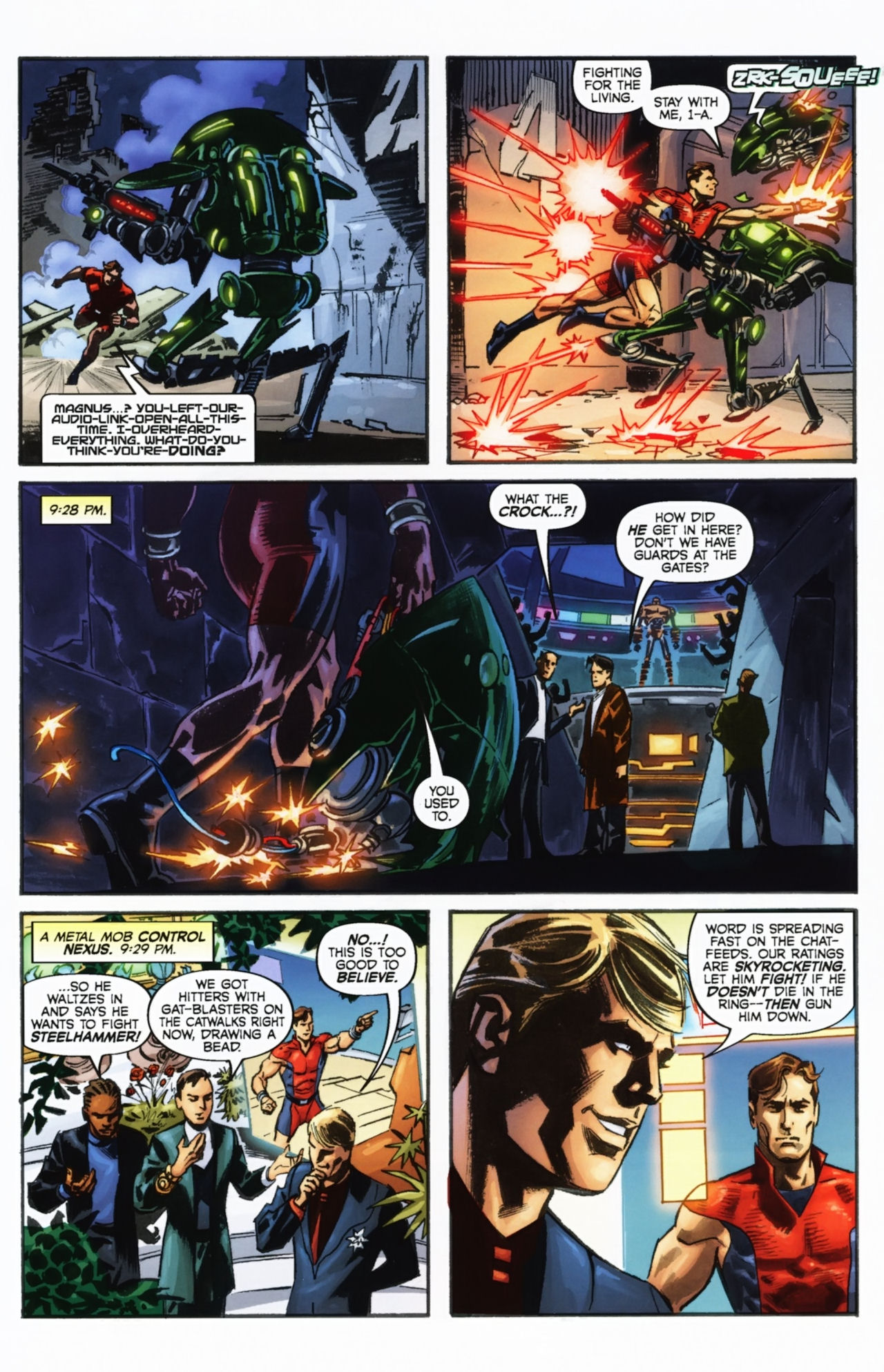 Read online Magnus, Robot Fighter (2010) comic -  Issue #3 - 25