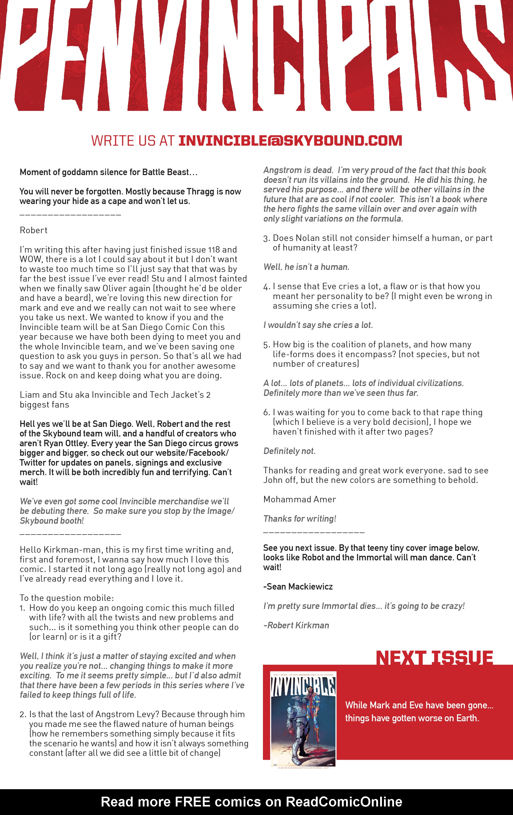 Read online Invincible comic -  Issue #120 - 21