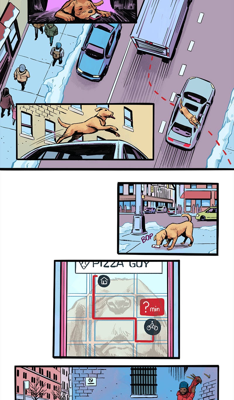 Read online Lucky the Pizza Dog: Infinity Comic comic -  Issue #1 - 5