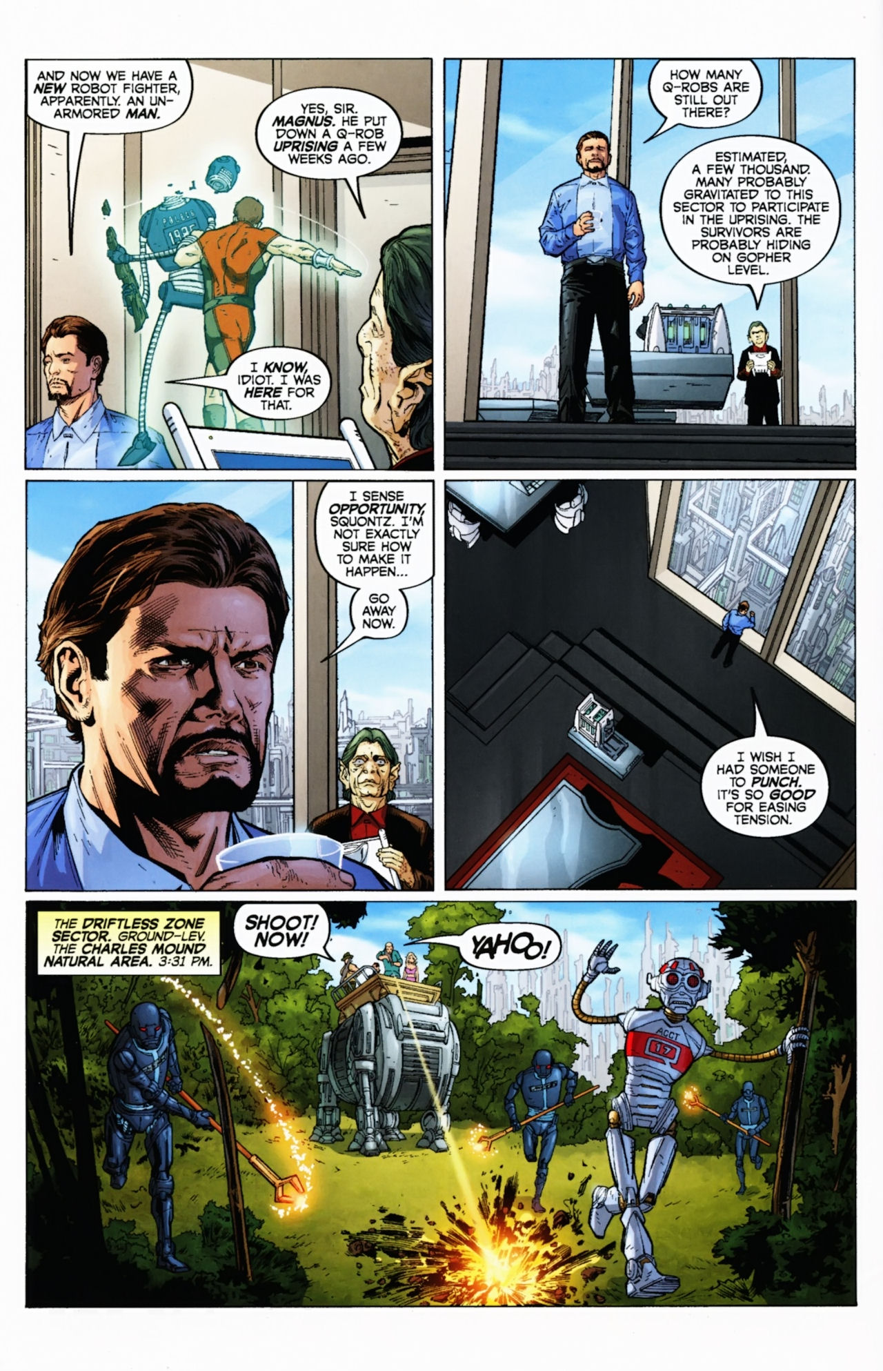 Read online Magnus, Robot Fighter (2010) comic -  Issue #4 - 8