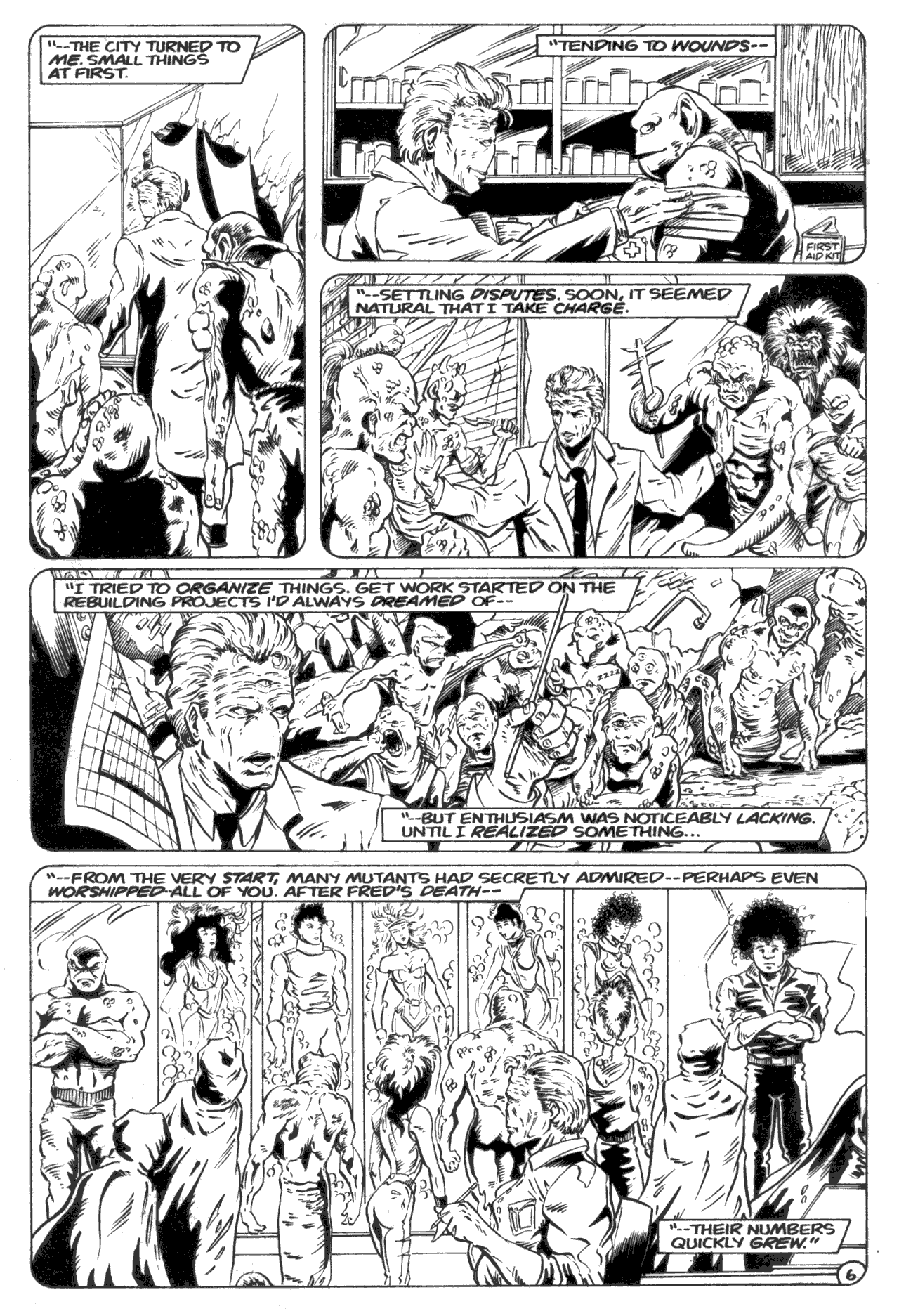 Read online Ex-Mutants (1986) comic -  Issue #6 - 11