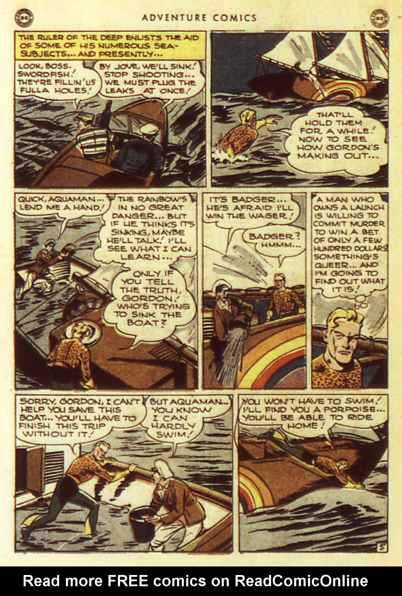 Read online Adventure Comics (1938) comic -  Issue #105 - 36
