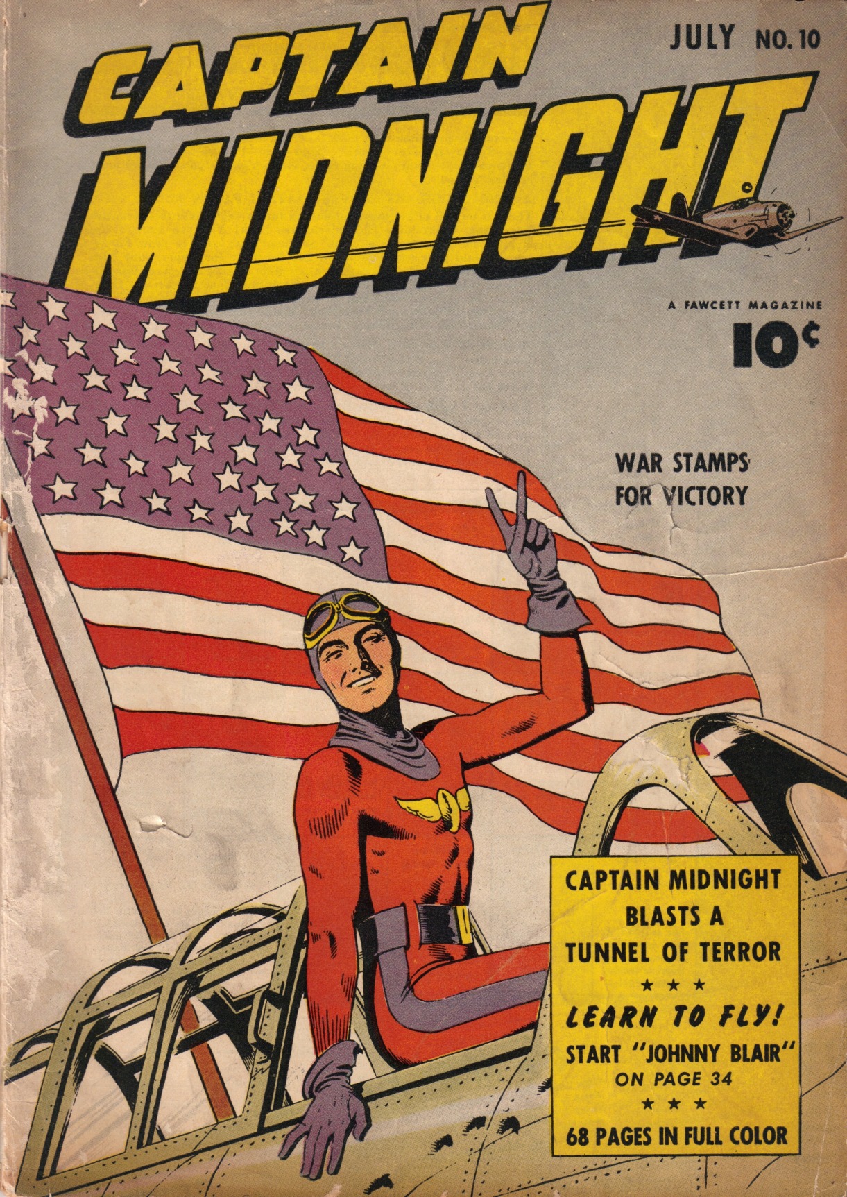 Read online Captain Midnight (1942) comic -  Issue #10 - 1