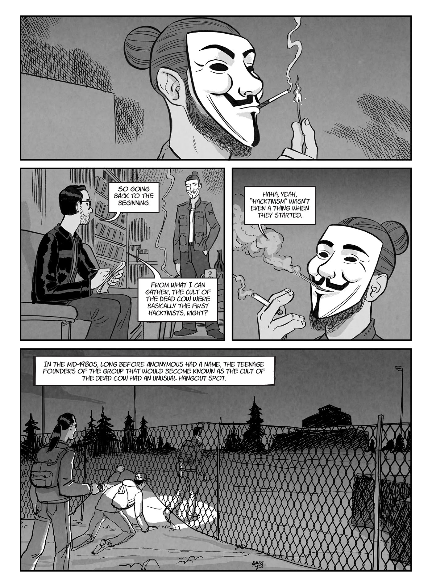 Read online A for Anonymous: How a Mysterious Hacker Collective Transformed the World comic -  Issue # TPB - 18