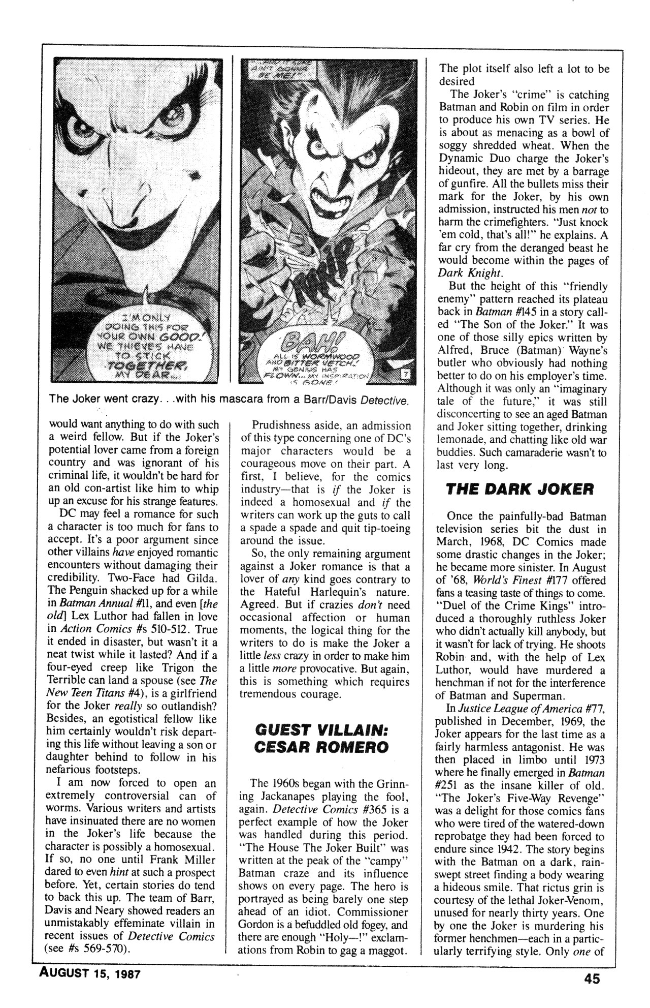 Read online Amazing Heroes comic -  Issue #123 - 44