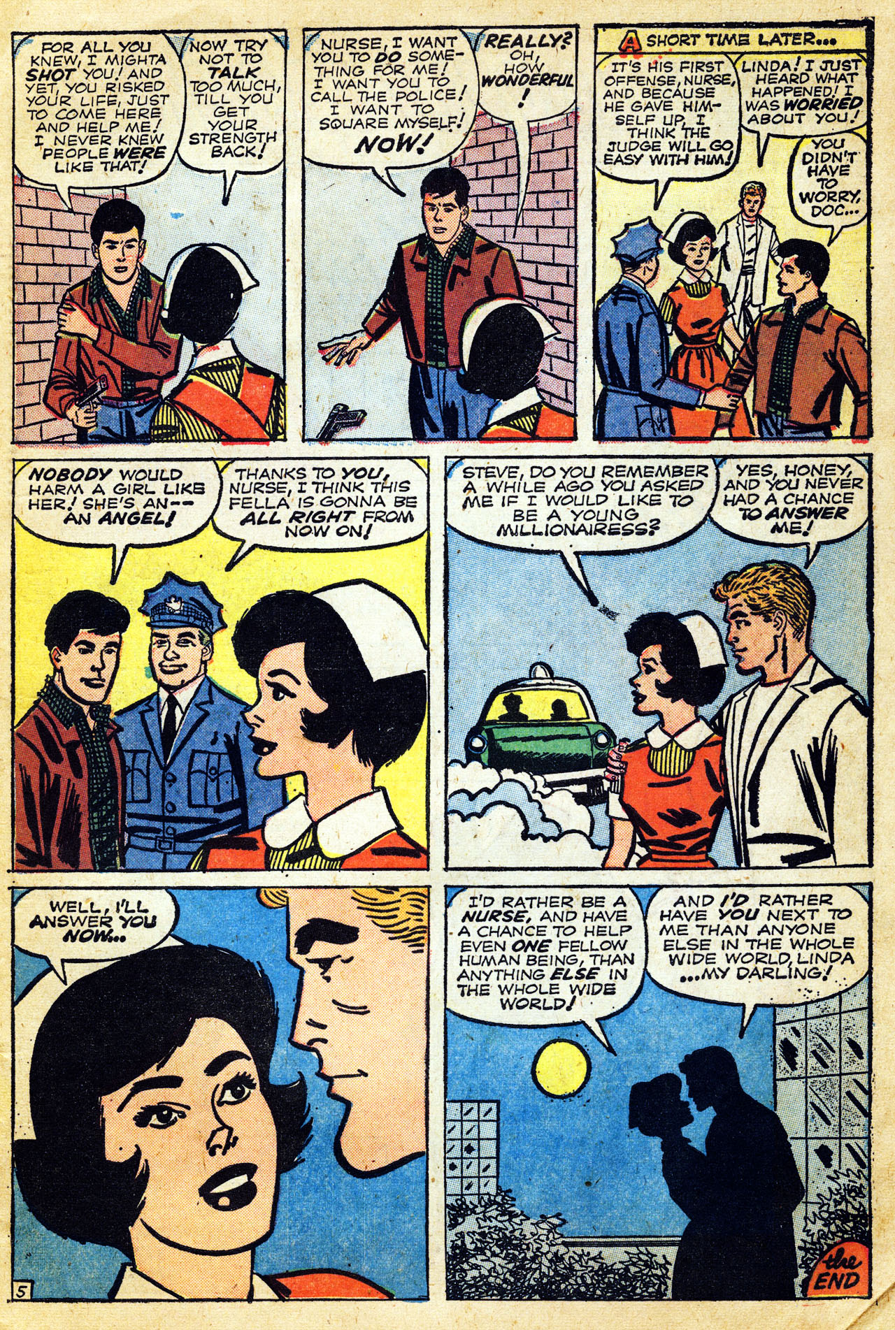 Read online Linda Carter, Student Nurse comic -  Issue #5 - 7