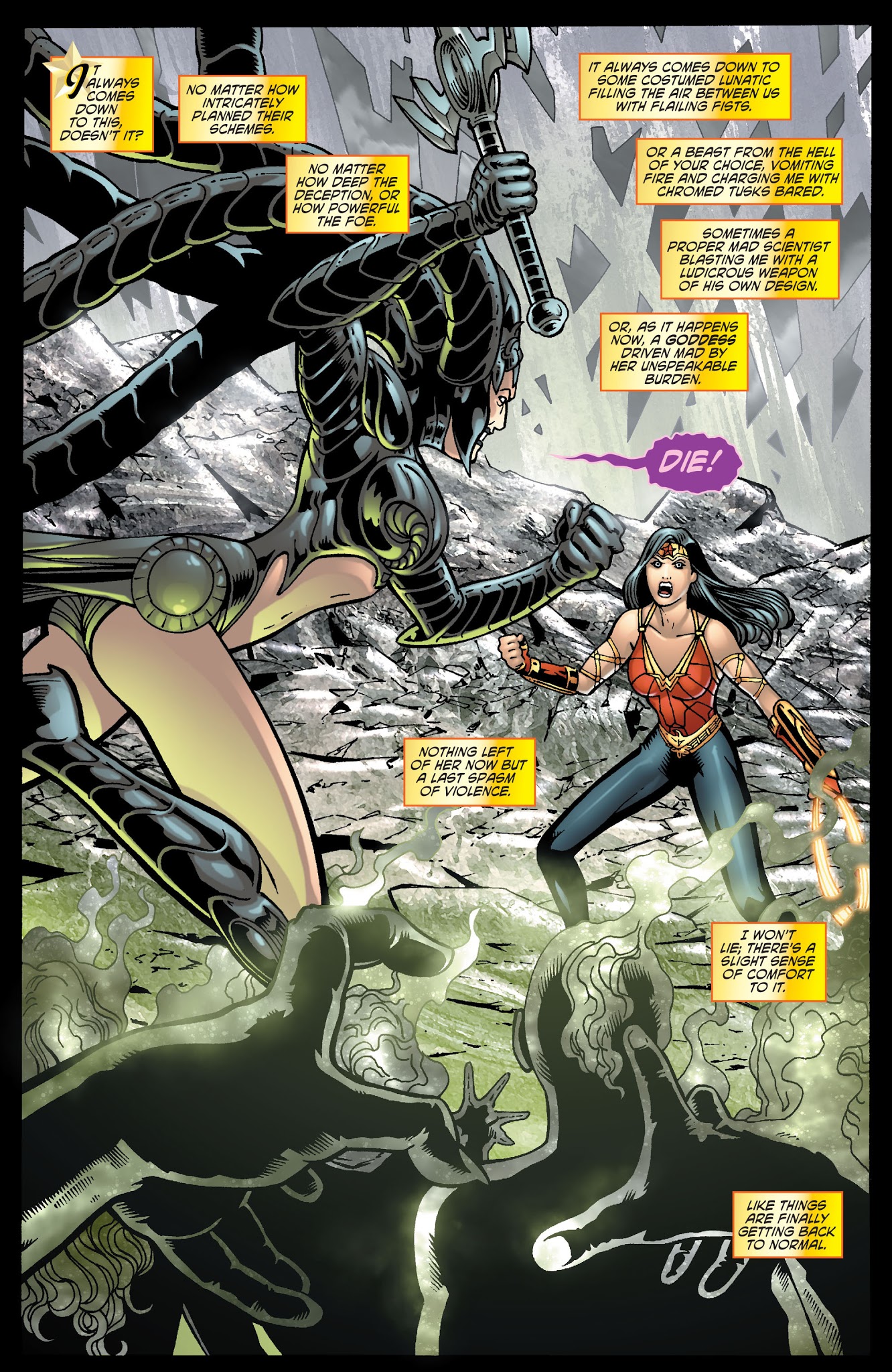 Read online Wonder Woman: Odyssey comic -  Issue # TPB 2 - 161