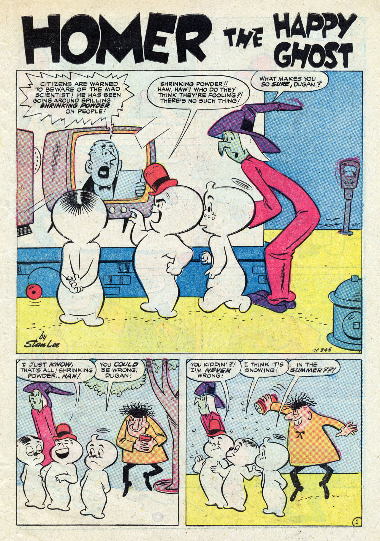 Read online Homer, the Happy Ghost comic -  Issue #16 - 3