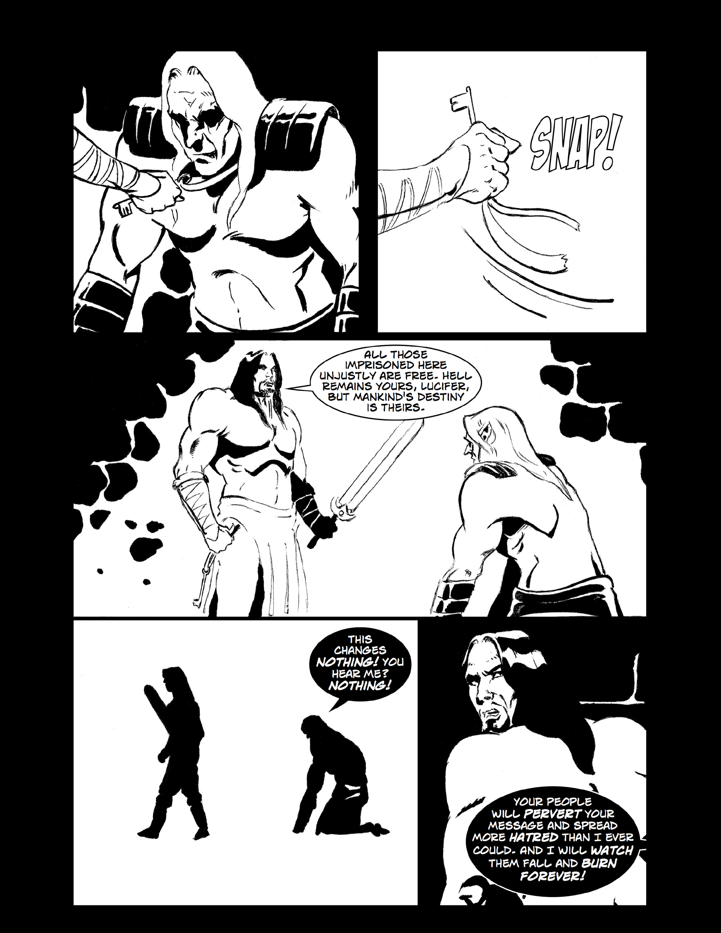 Read online Jesus Christ Demon Slayer comic -  Issue #3 - 22