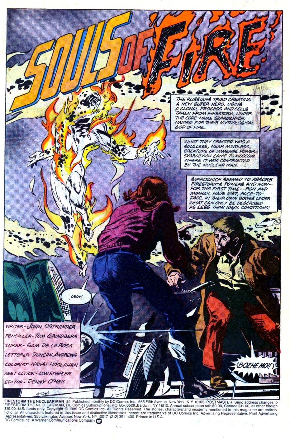 Read online Firestorm, the Nuclear Man comic -  Issue #84 - 2