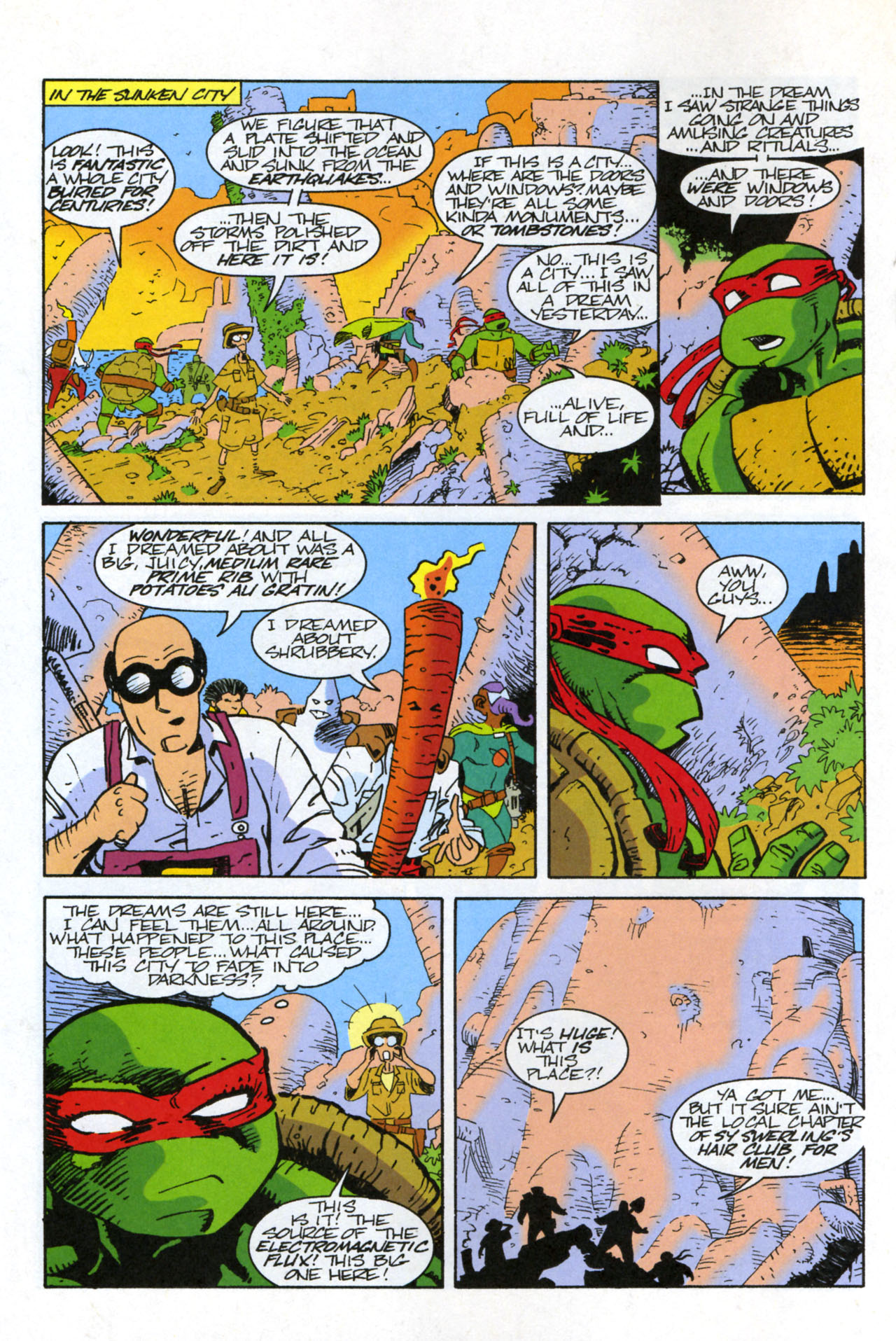 Read online Teenage Mutant Ninja Turtles/Flaming Carrot Crossover comic -  Issue #3 - 18