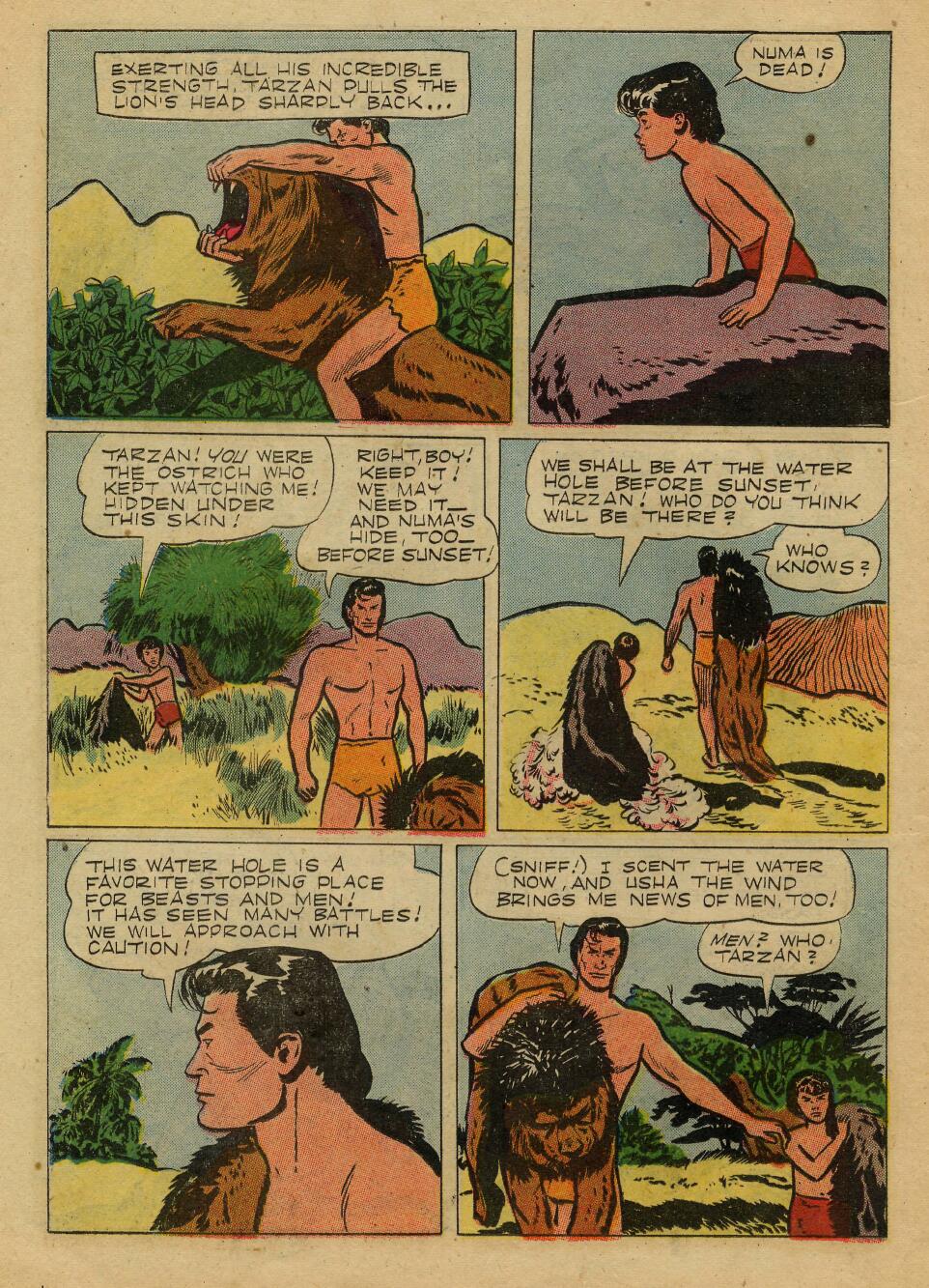 Read online Tarzan (1948) comic -  Issue #72 - 22