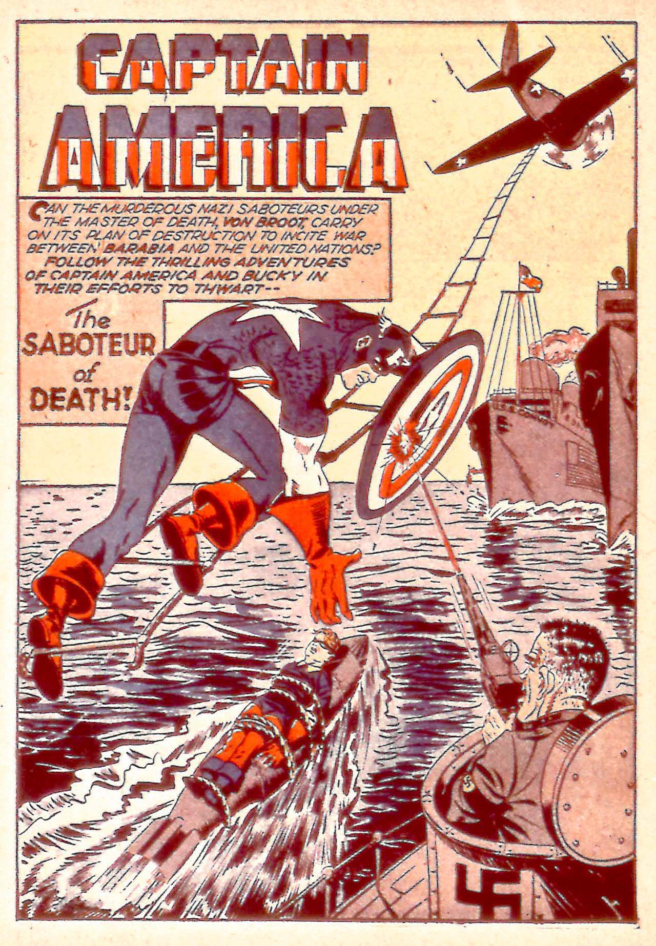 Read online Captain America Comics comic -  Issue #30 - 46
