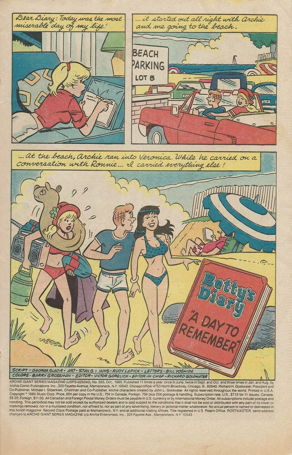 Read online Archie Giant Series Magazine comic -  Issue #555 - 3