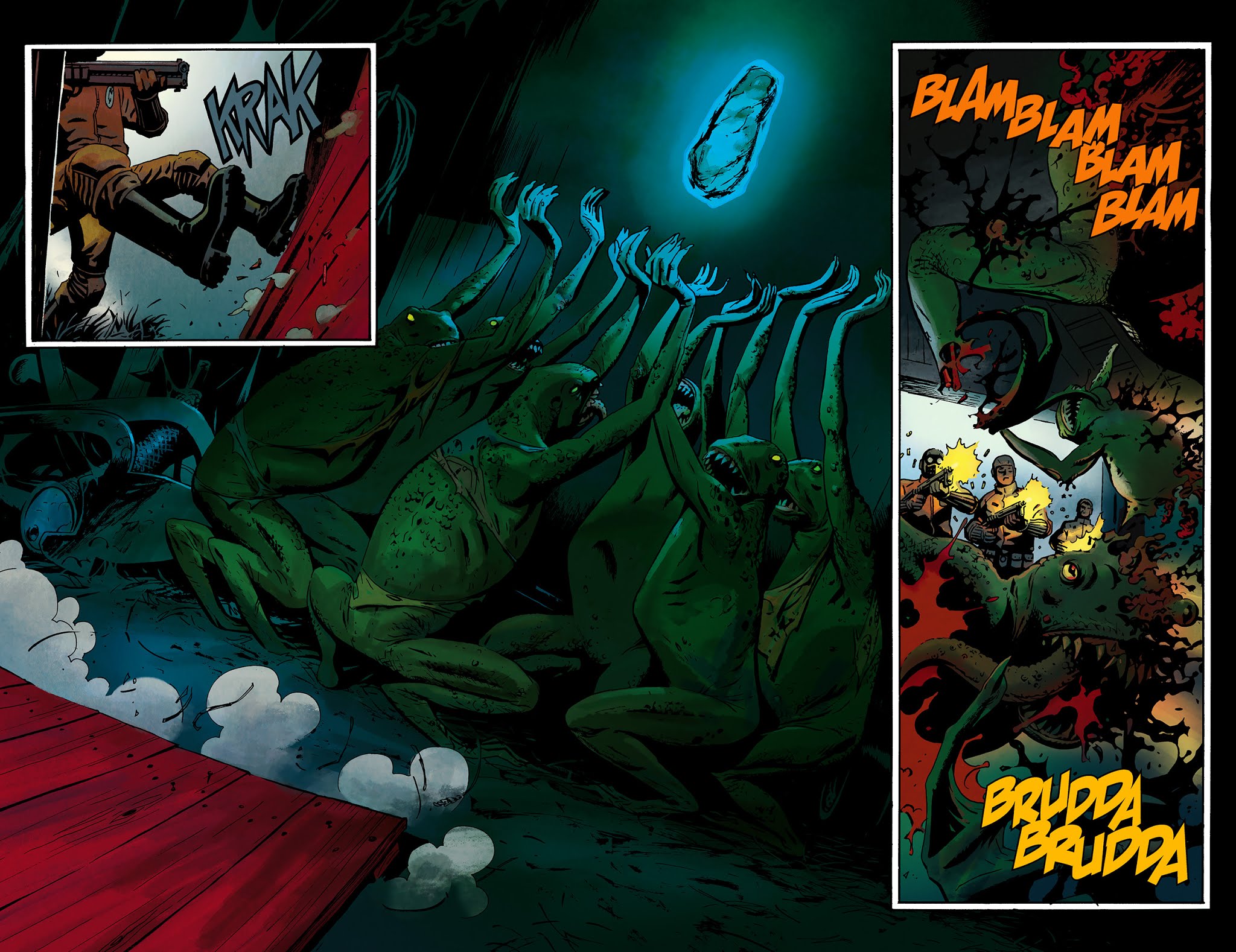Read online B.P.R.D.: War on Frogs comic -  Issue #4 - 4