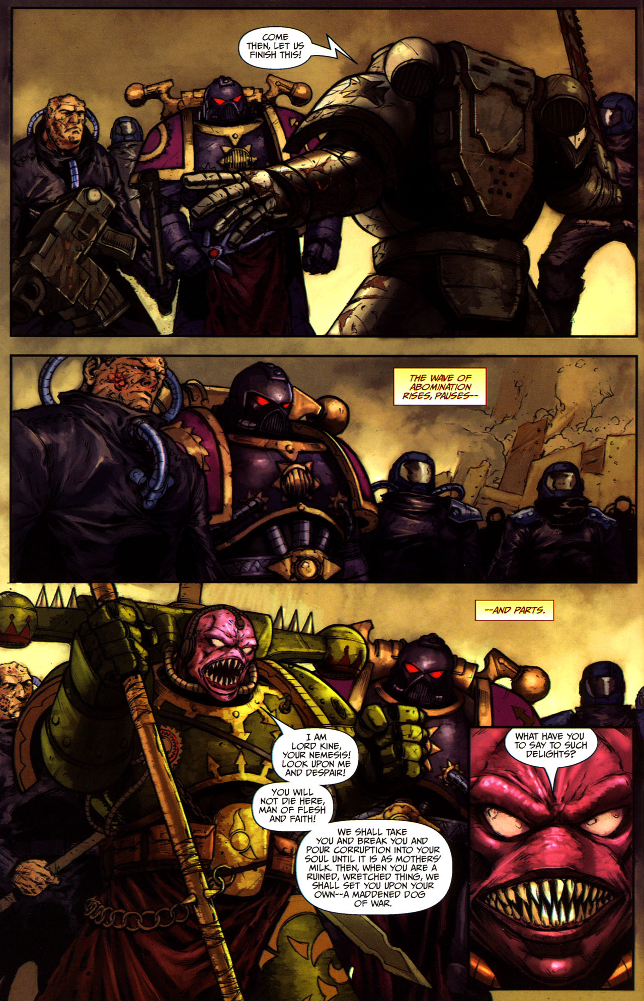 Read online Warhammer 40,000: Damnation Crusade comic -  Issue #6 - 4
