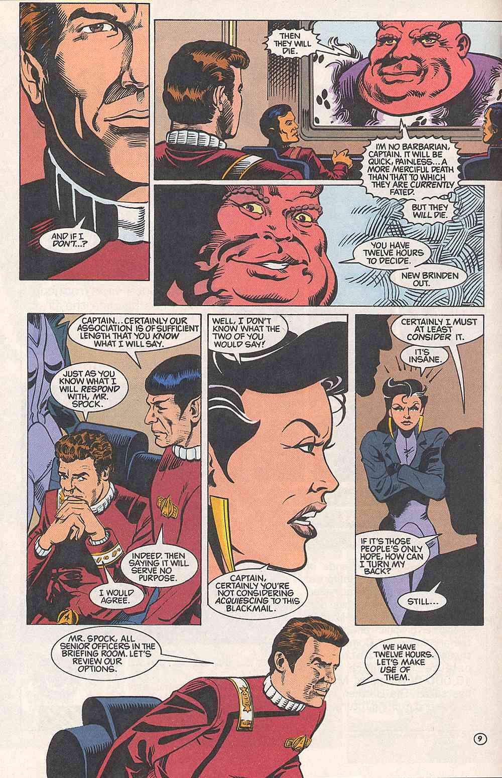 Read online Star Trek (1989) comic -  Issue #6 - 9