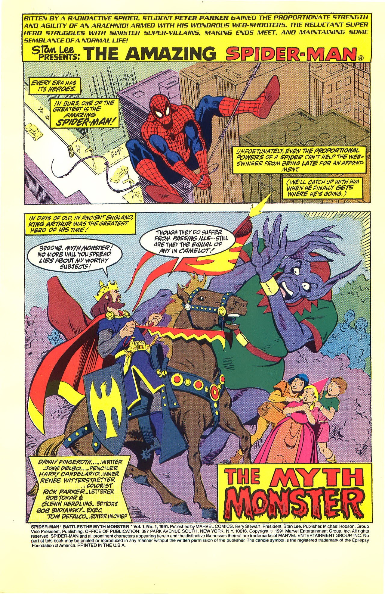 Read online Spider-Man Battles The Myth Monster comic -  Issue # Full - 3