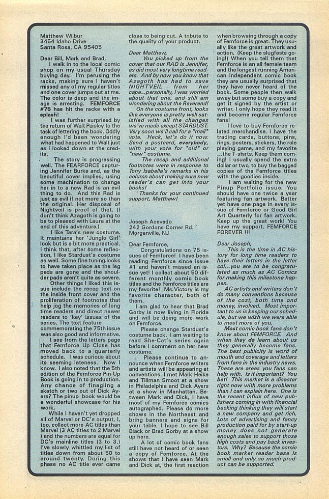 Read online Femforce comic -  Issue #77 - 30