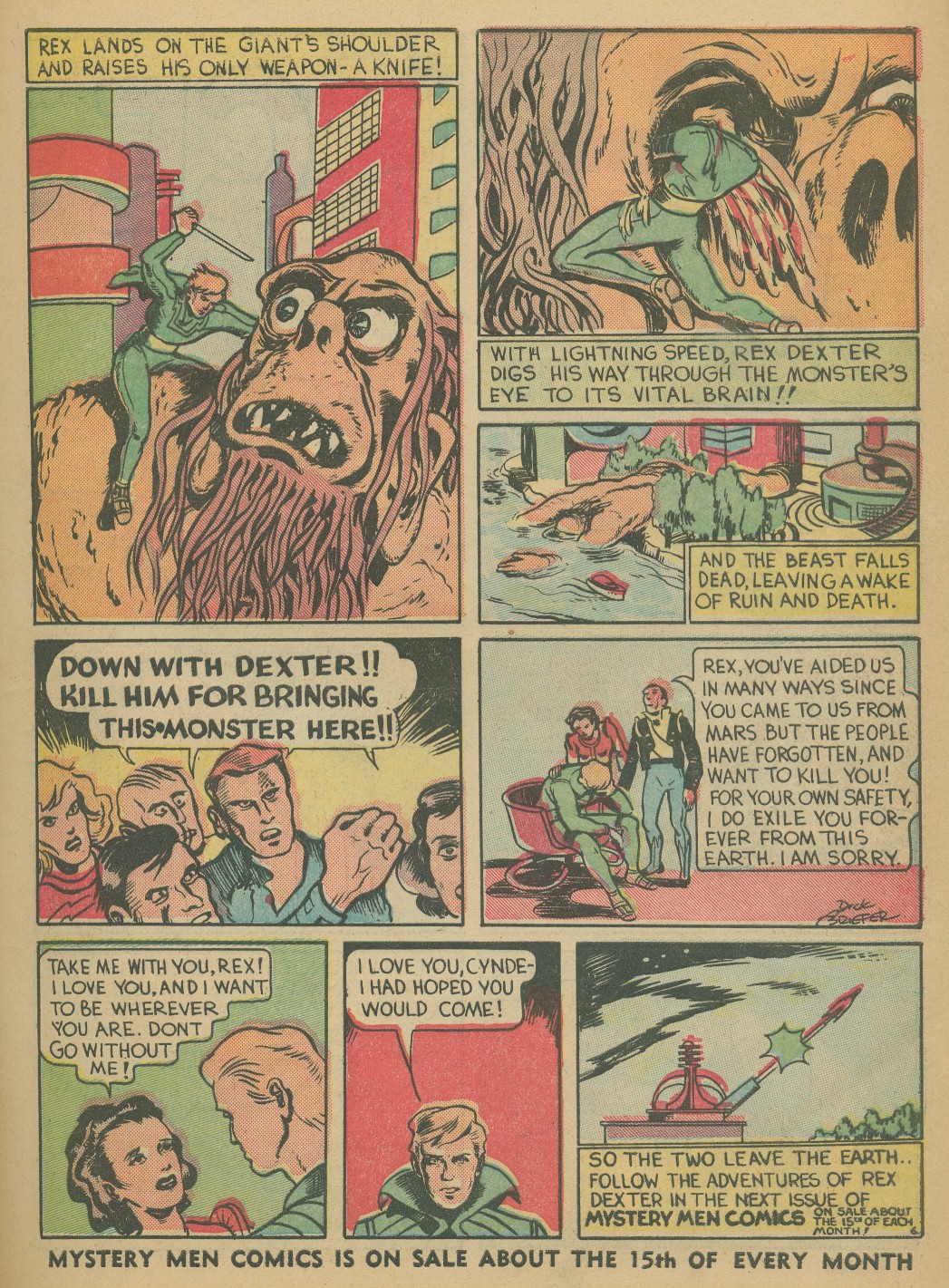 Read online Mystery Men Comics comic -  Issue #3 - 17