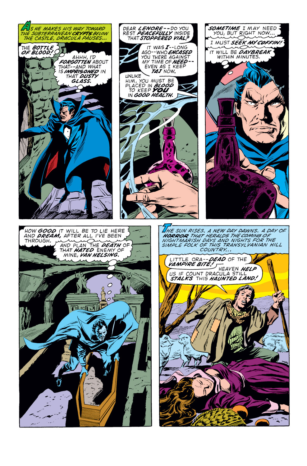 Read online Tomb of Dracula (1972) comic -  Issue #5 - 12