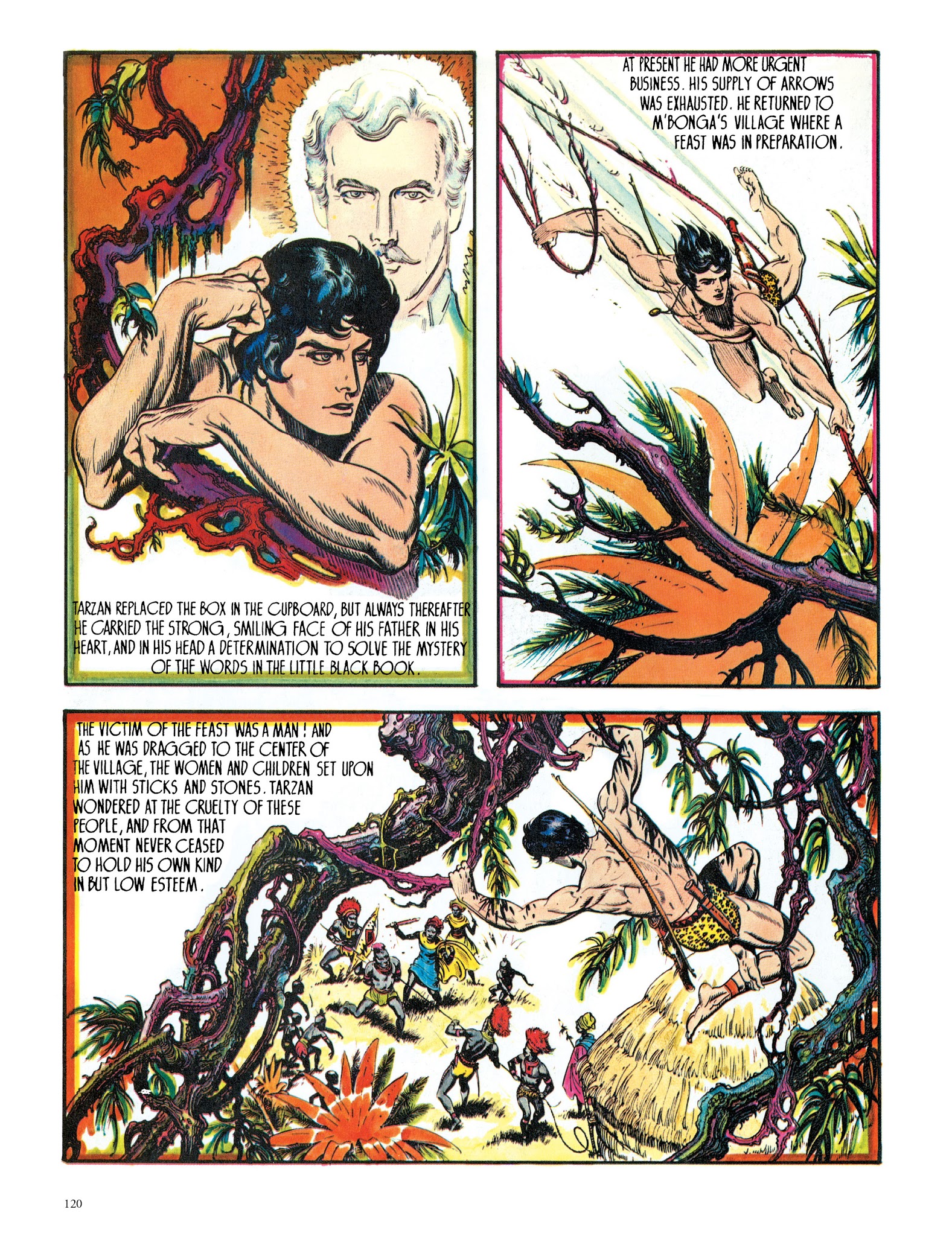 Read online Edgar Rice Burroughs' Tarzan: Burne Hogarth's Lord of the Jungle comic -  Issue # TPB - 120