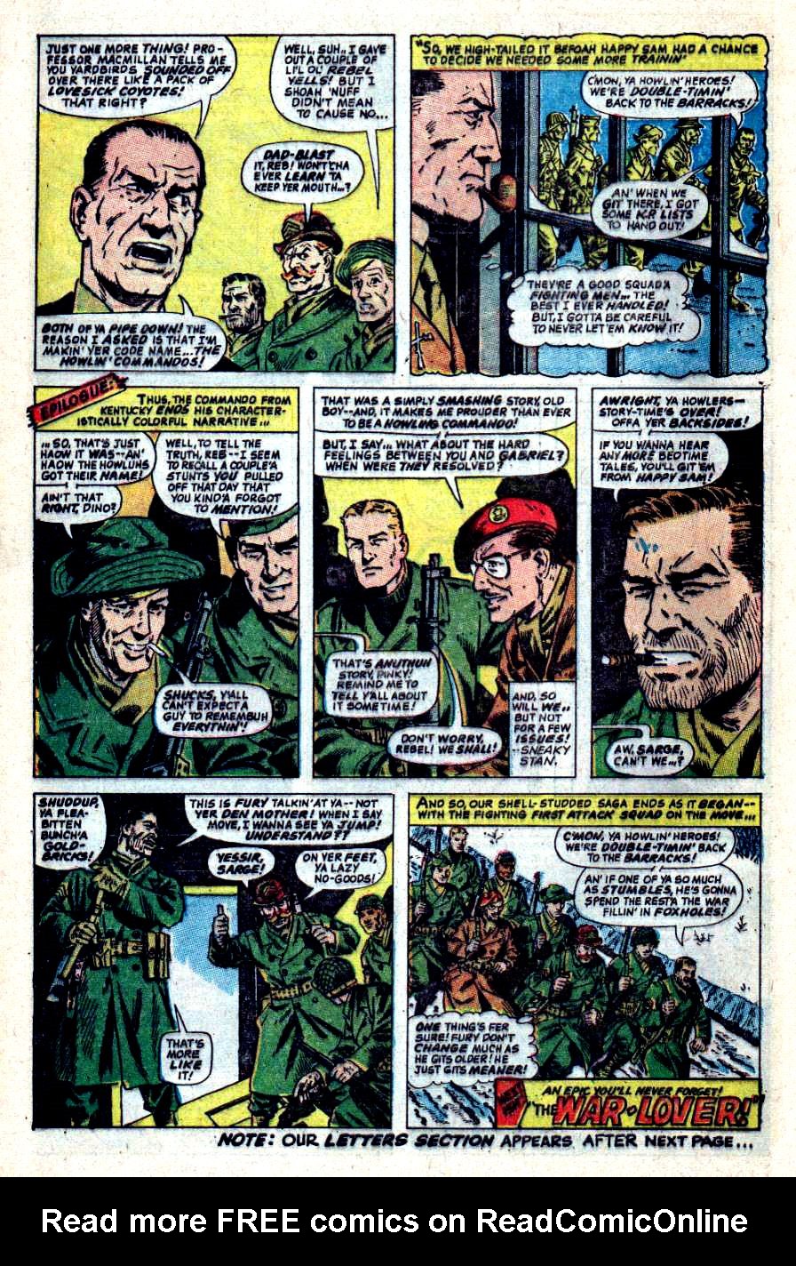 Read online Sgt. Fury comic -  Issue #44 - 28