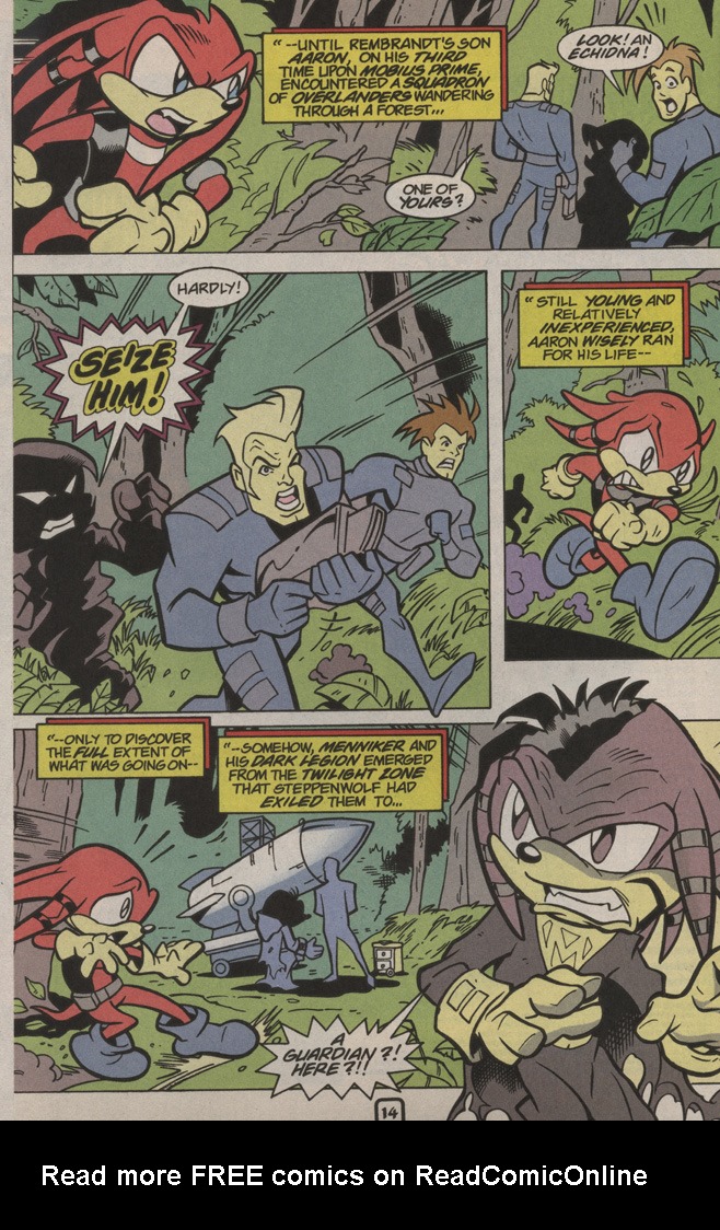 Read online Knuckles the Echidna comic -  Issue #25 - 20