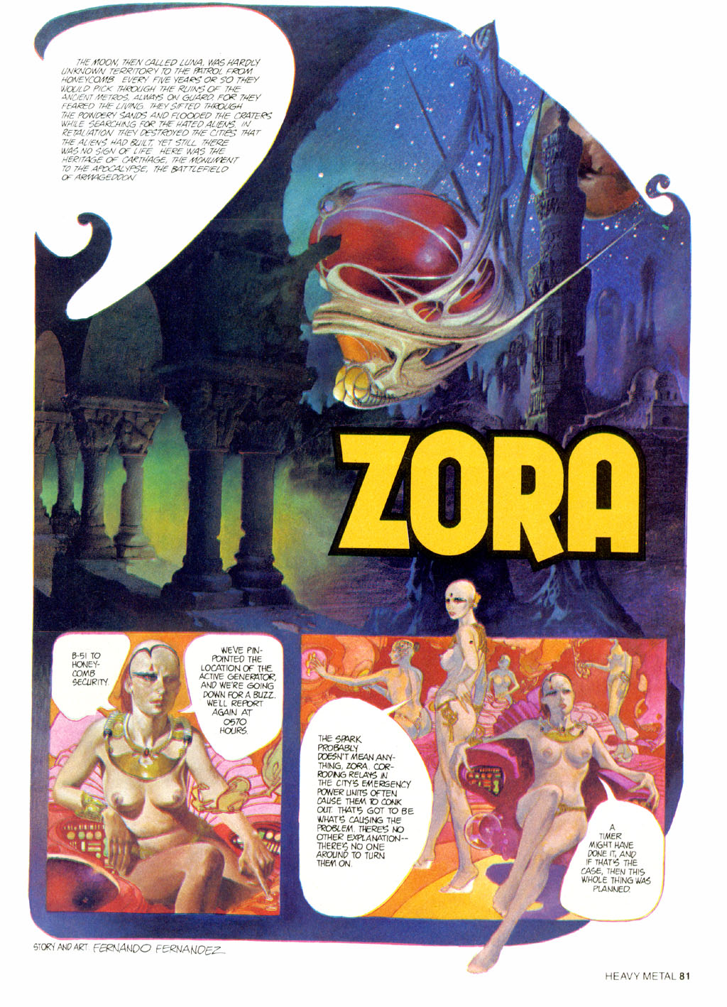 Read online Zora and the Hibernauts comic -  Issue # TPB - 3