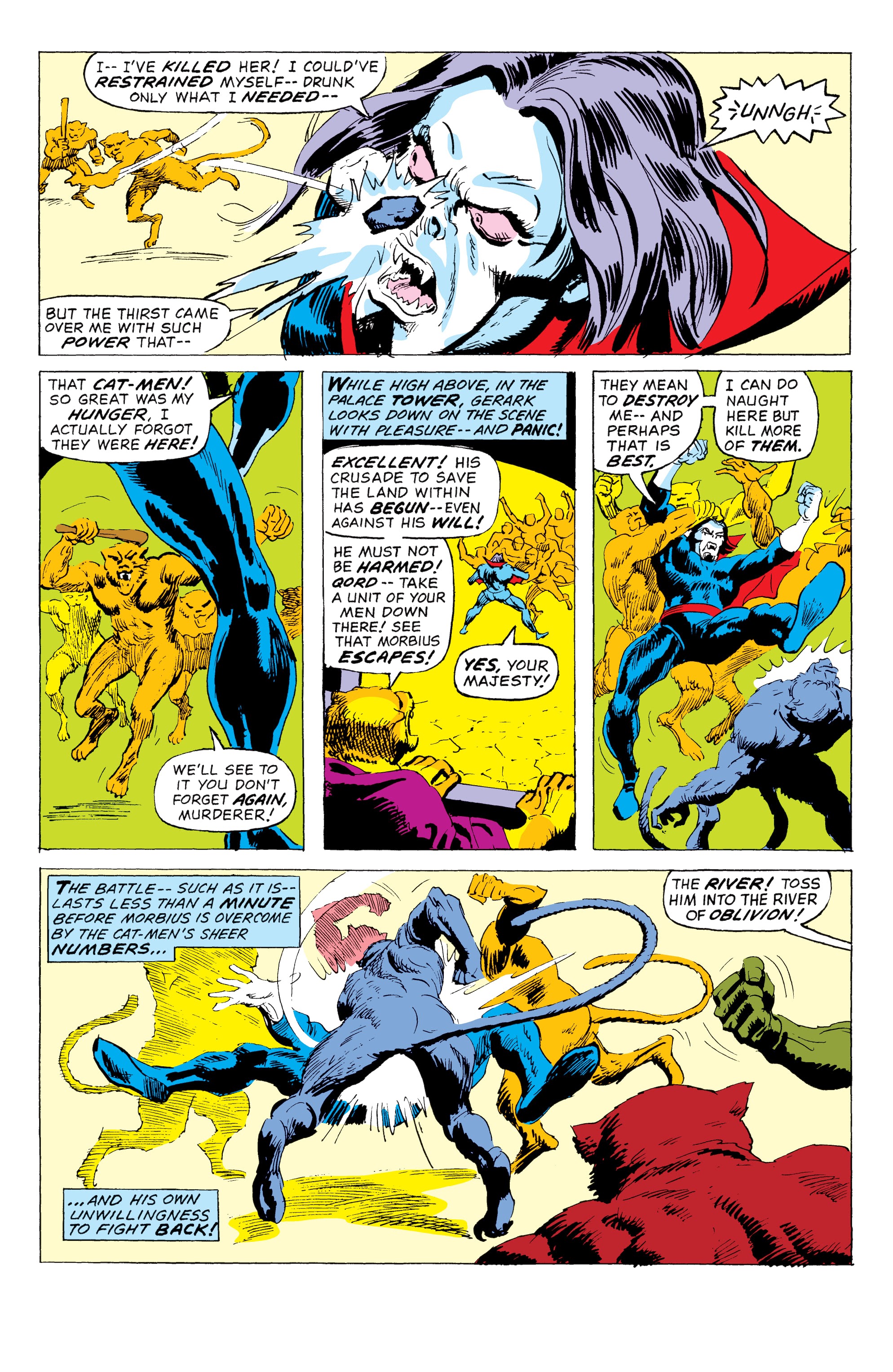 Read online Morbius Epic Collection comic -  Issue # The Living Vampire (Part 2) - 92