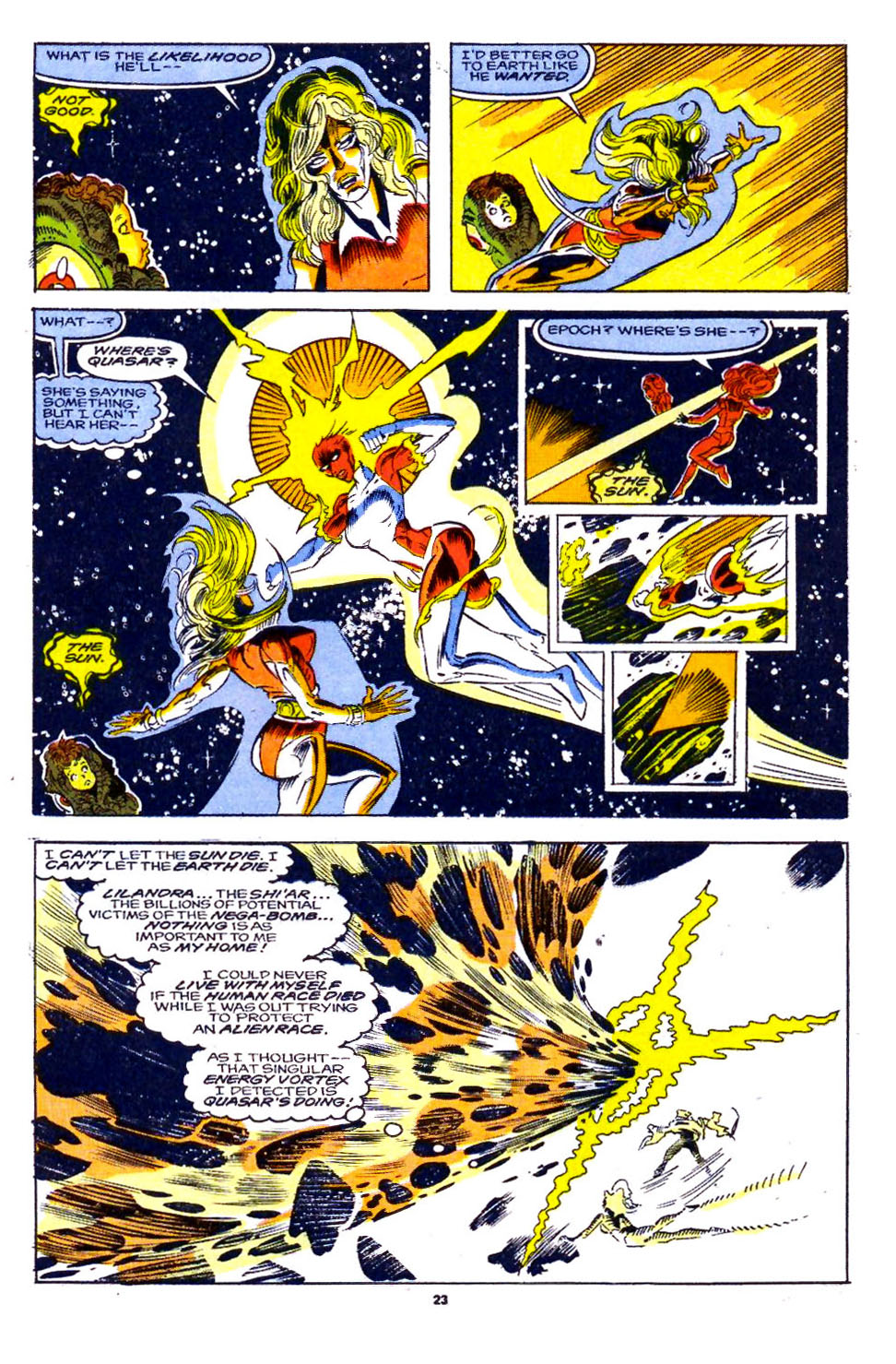 Read online Quasar comic -  Issue #34 - 17