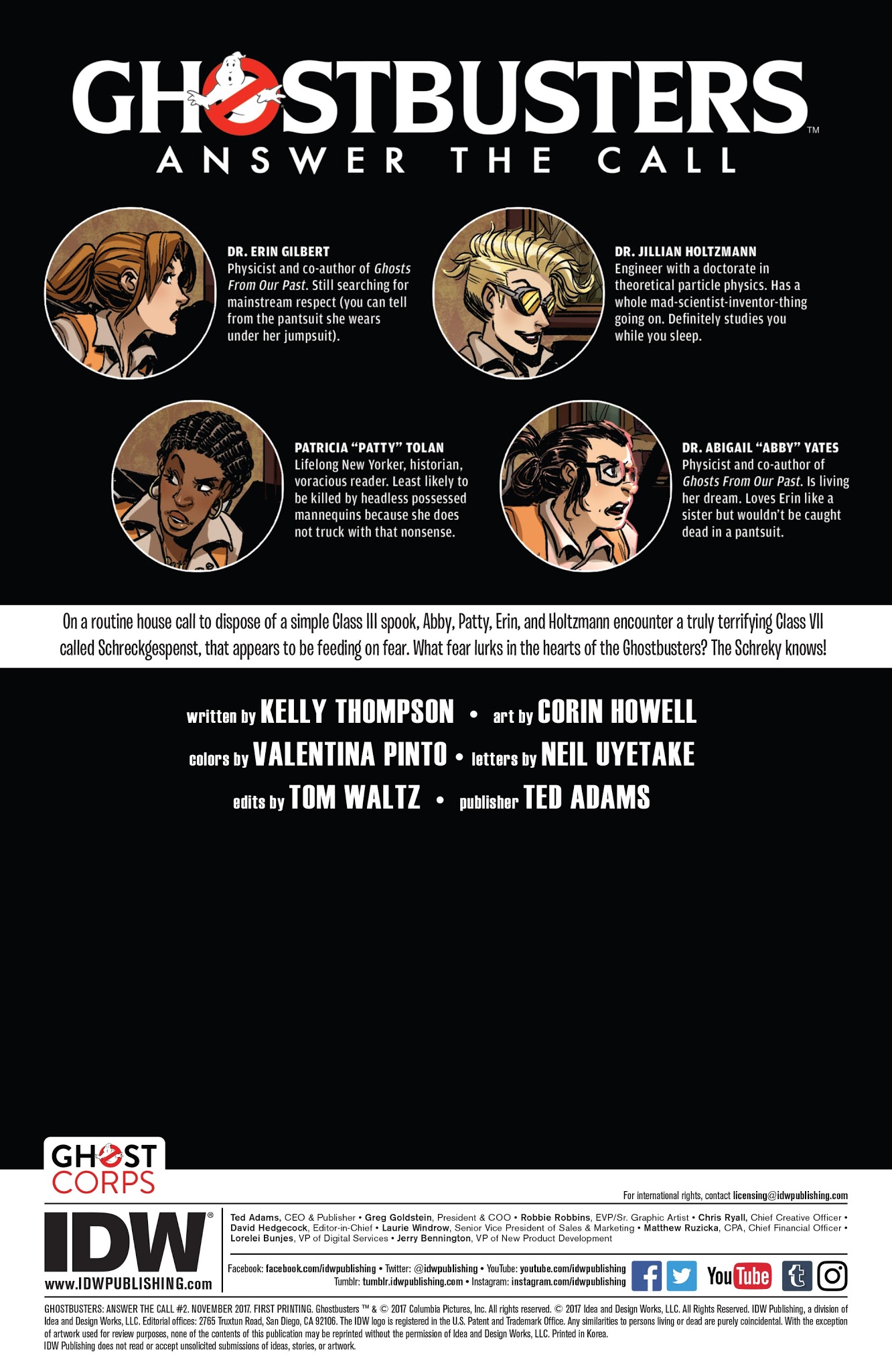 Read online Ghostbusters: Answer the Call comic -  Issue #2 - 2