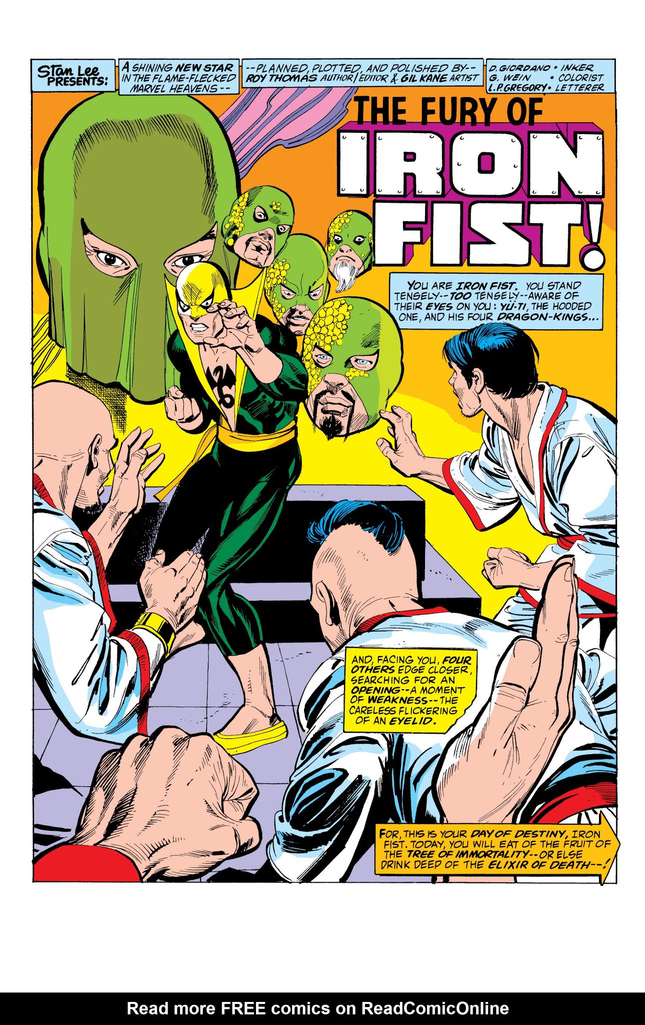 Read online Marvel Masterworks: Iron Fist comic -  Issue # TPB 1 (Part 1) - 7