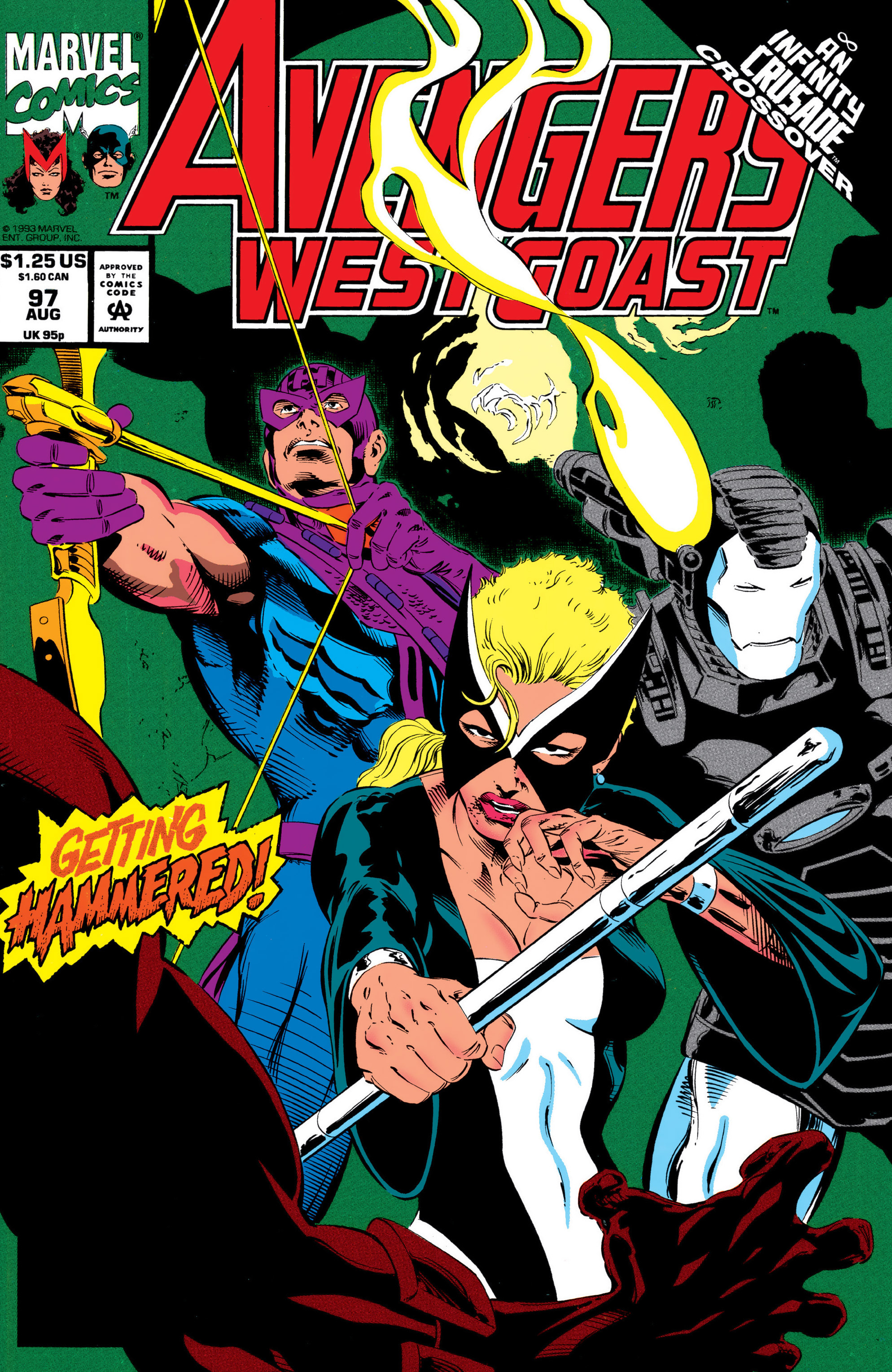 Read online Avengers West Coast (1989) comic -  Issue #97 - 1