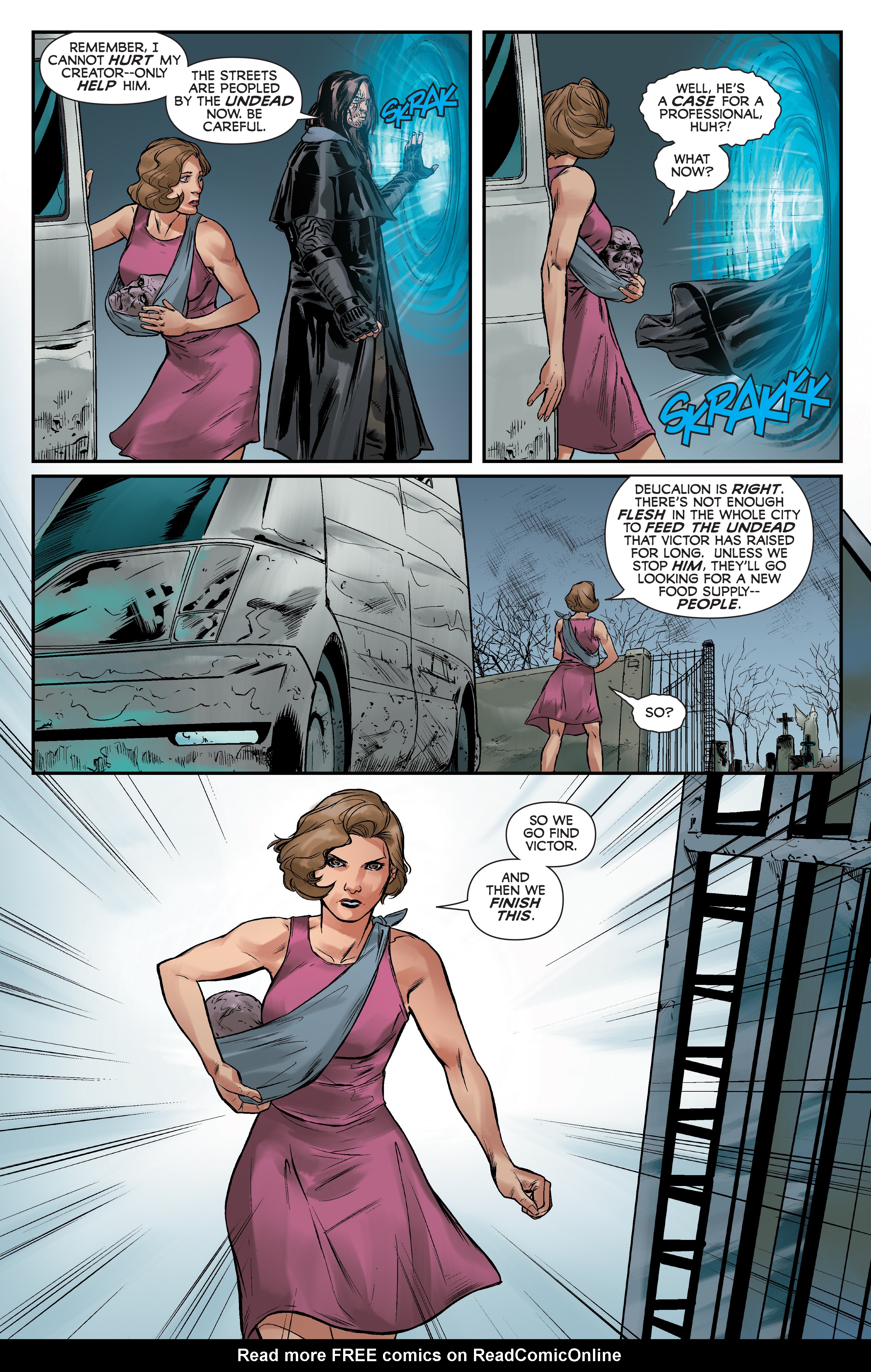 Read online Dean Koontz's Frankenstein: Storm Surge comic -  Issue #6 - 8