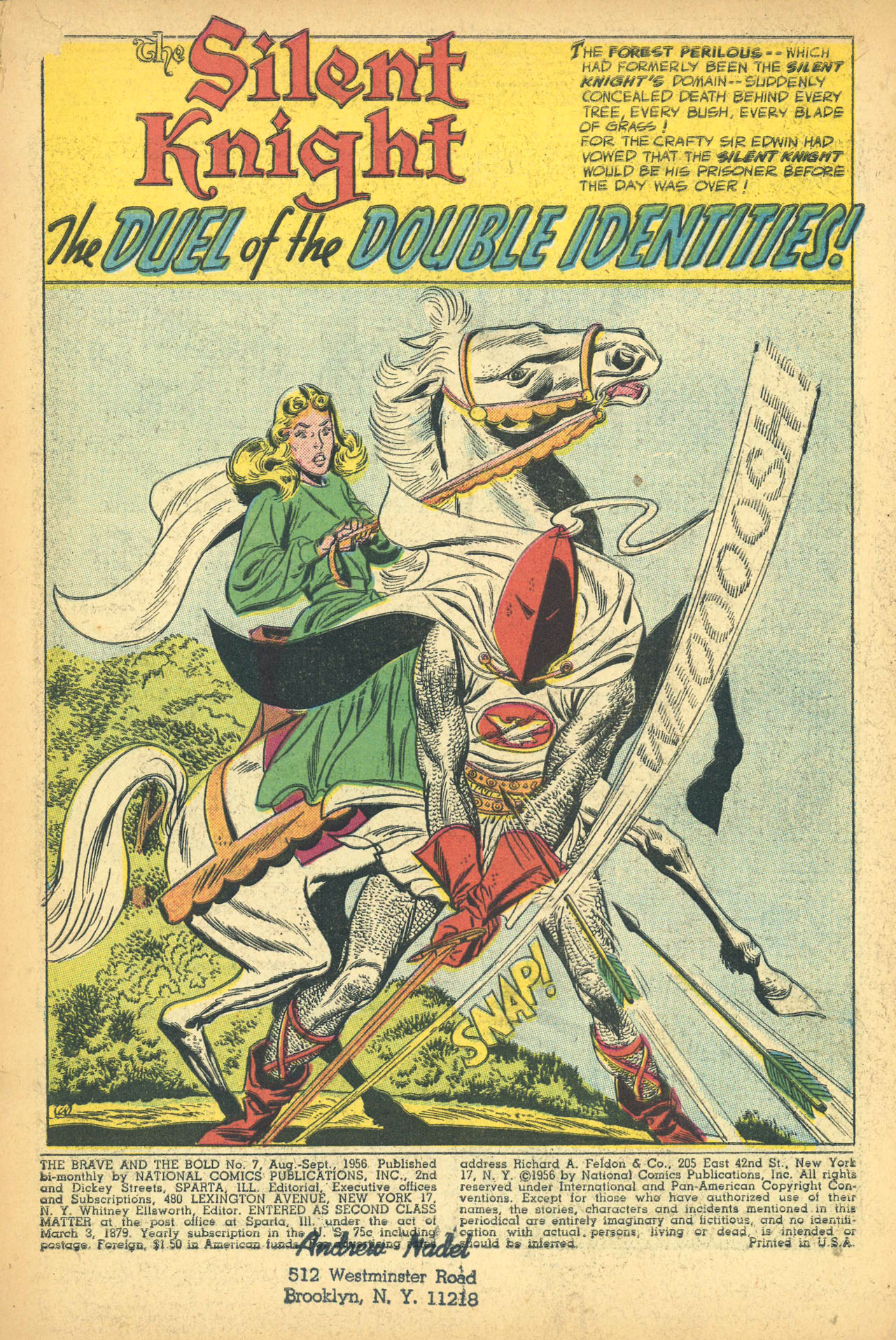 Read online The Brave and the Bold (1955) comic -  Issue #7 - 3