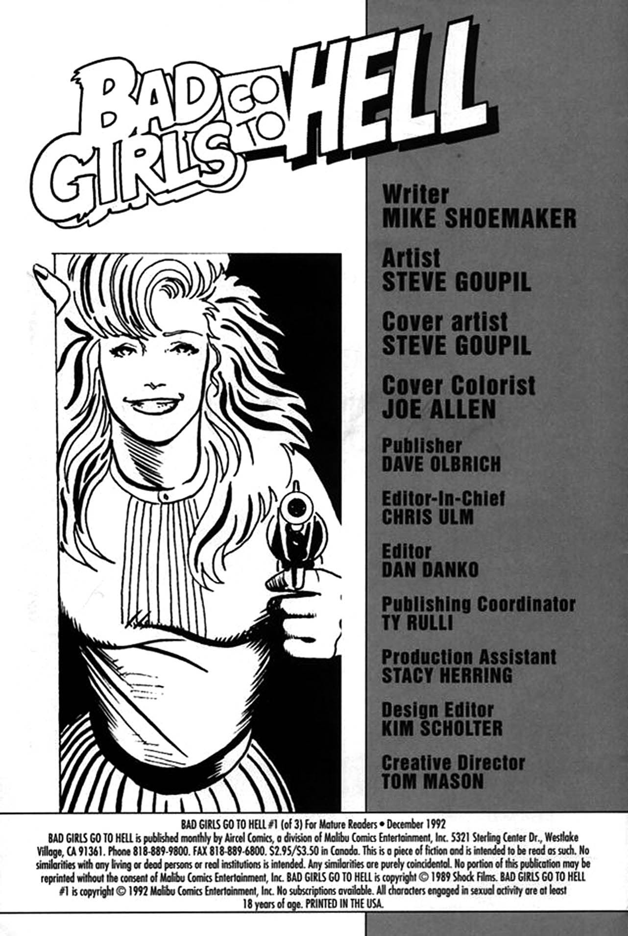 Read online Bad Girls Go to Hell comic -  Issue #1 - 2