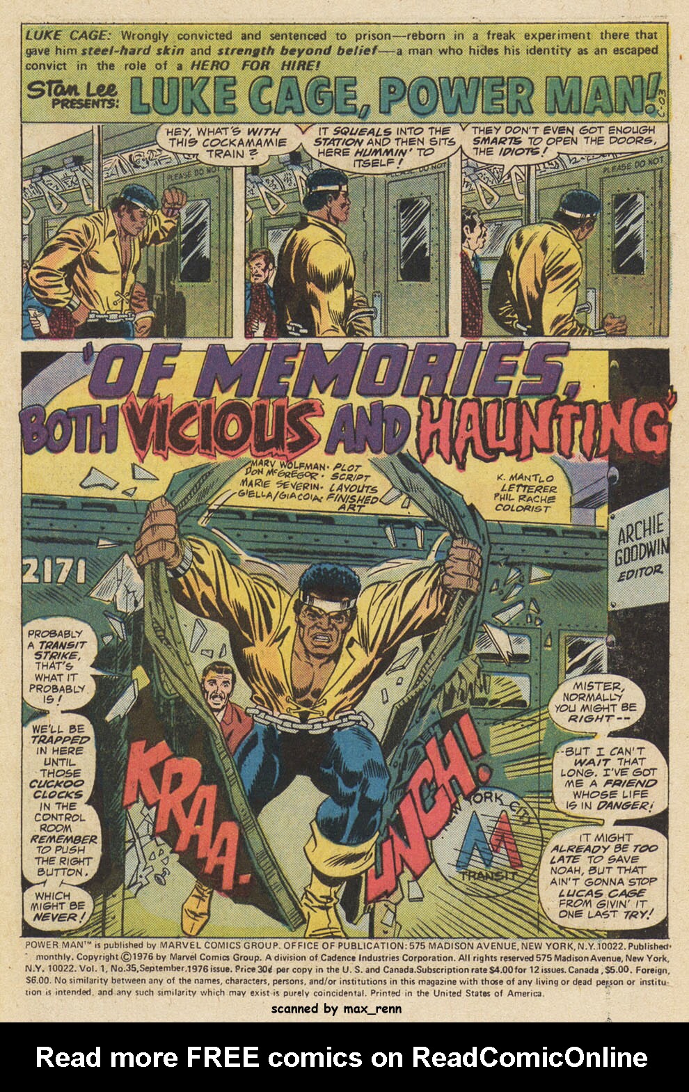 Read online Power Man comic -  Issue #35 - 2