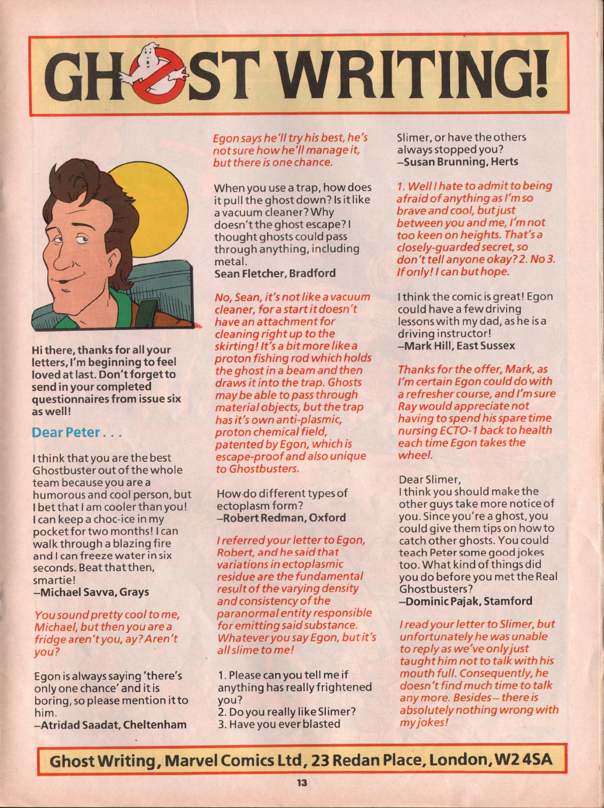 Read online The Real Ghostbusters comic -  Issue #7 - 13