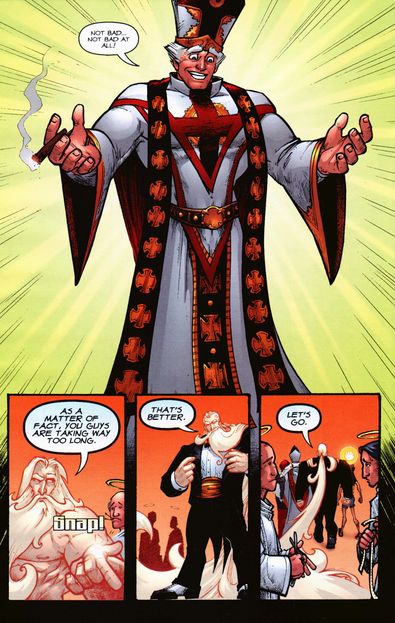 Read online Battle Pope comic -  Issue #14 - 14