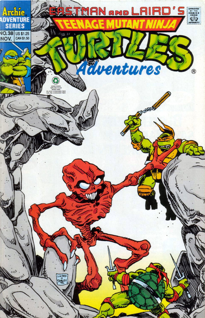 Read online Teenage Mutant Ninja Turtles Adventures (1989) comic -  Issue #38 - 1